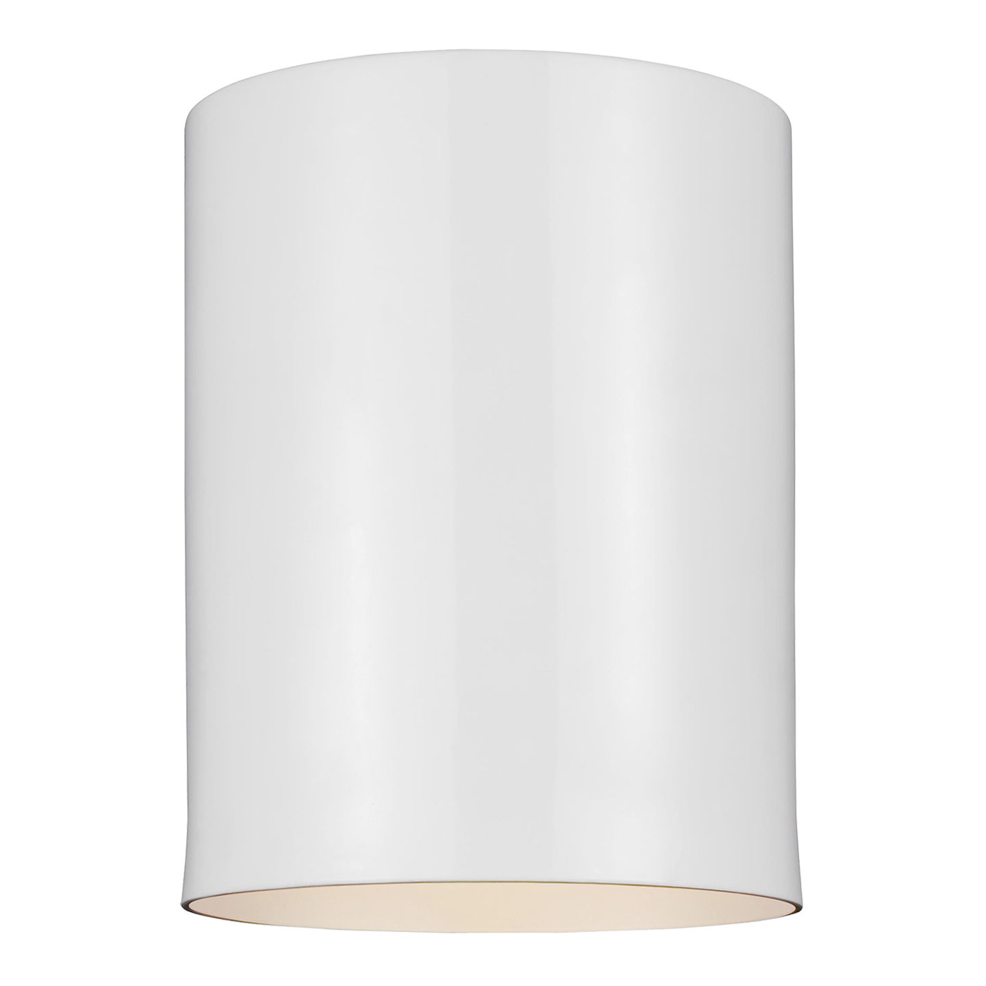 Outdoor Cylinders One Light Outdoor Ceiling Flush Mount