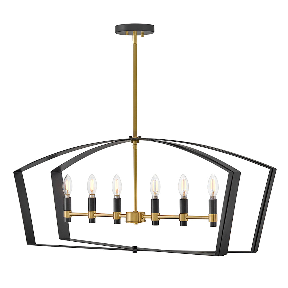 Sammi Large Six Light Linear