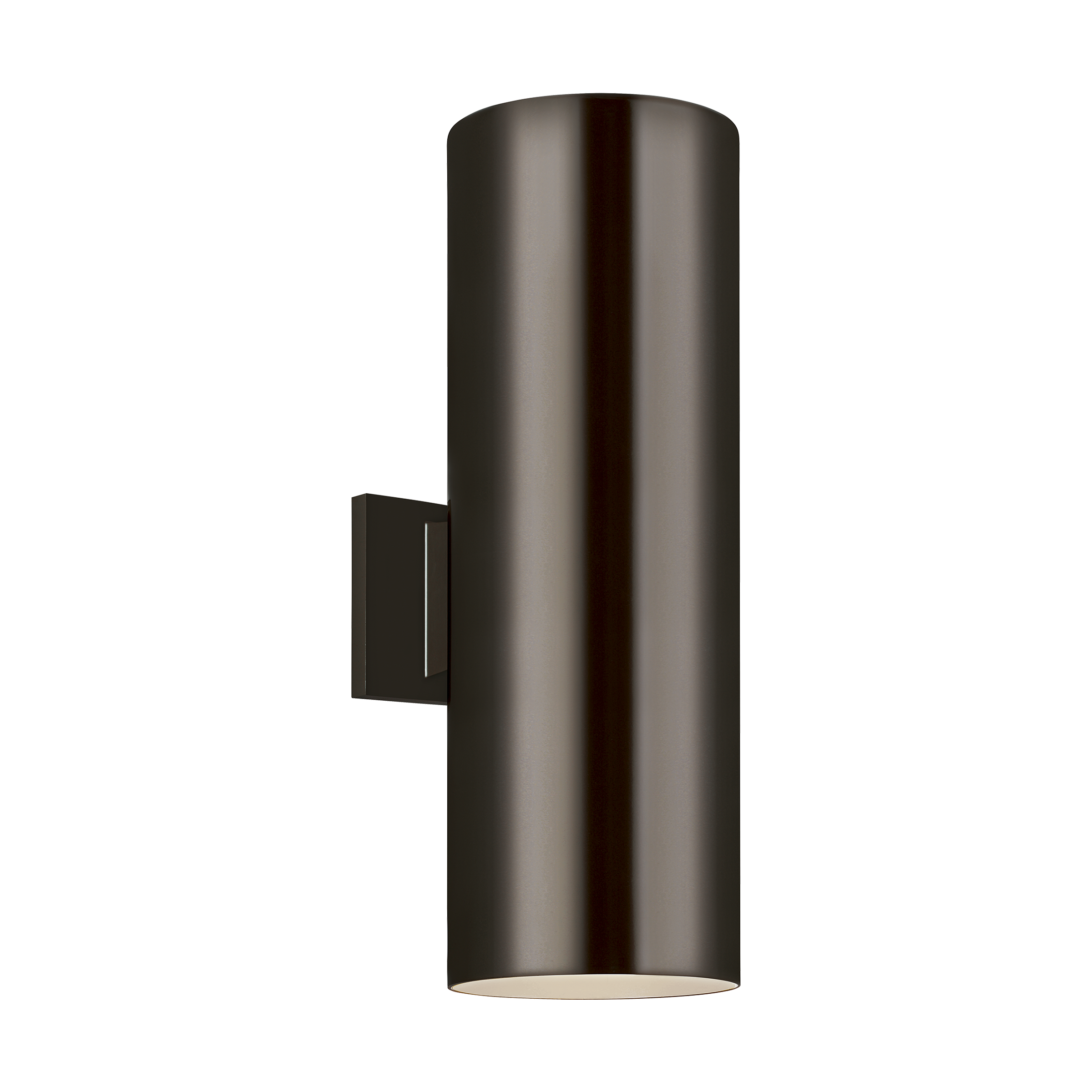 Outdoor Cylinders Large 2 LED Wall Lantern