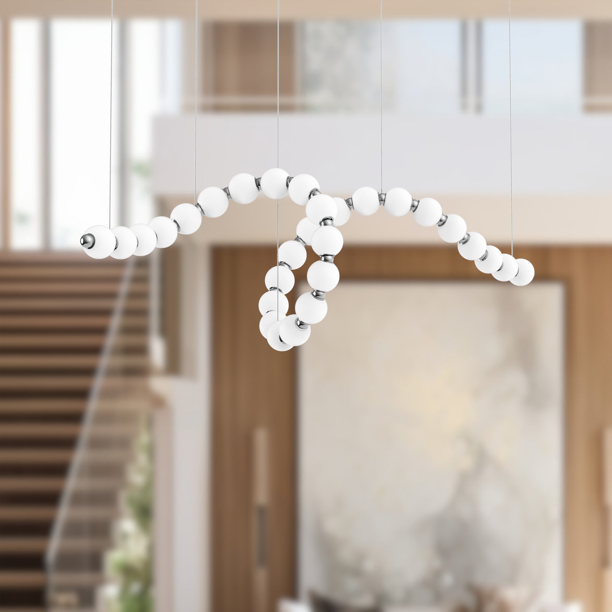 Akoya 100" LED Chandeliers