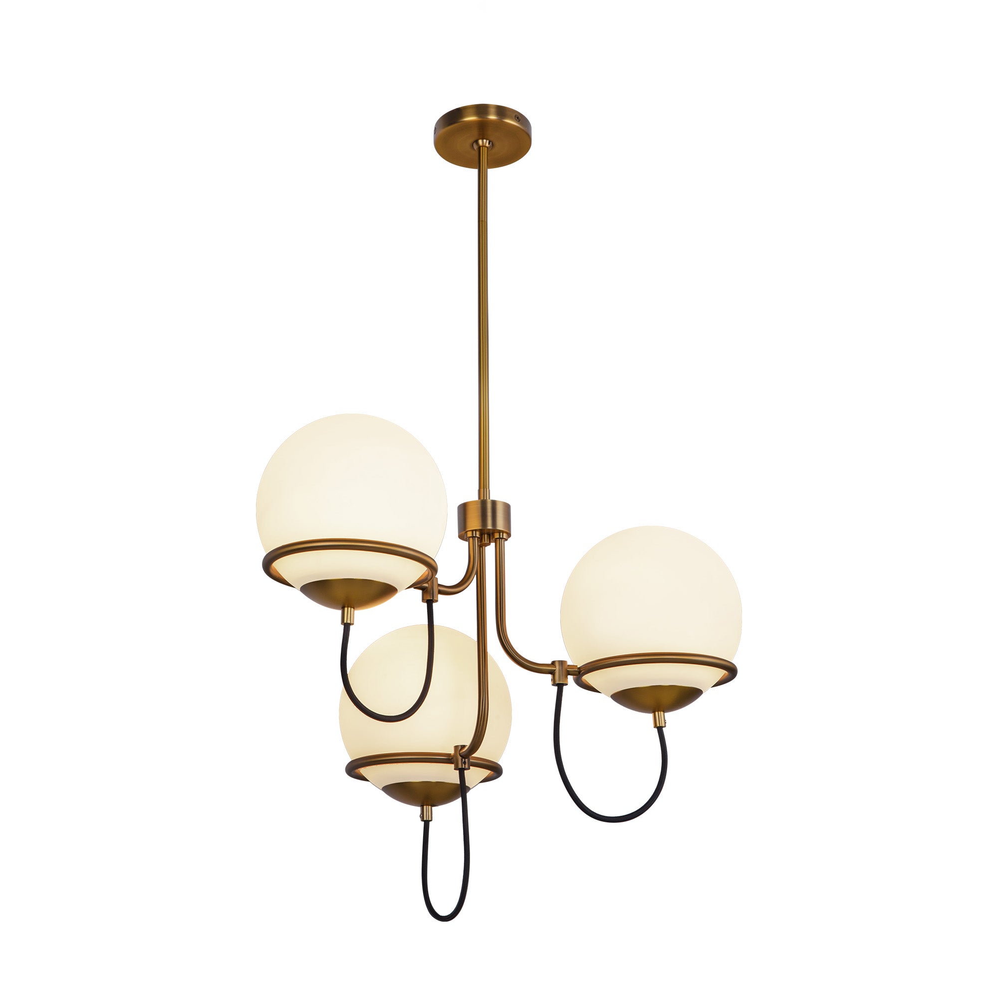 Alba 23" 3 Lights Chandelier