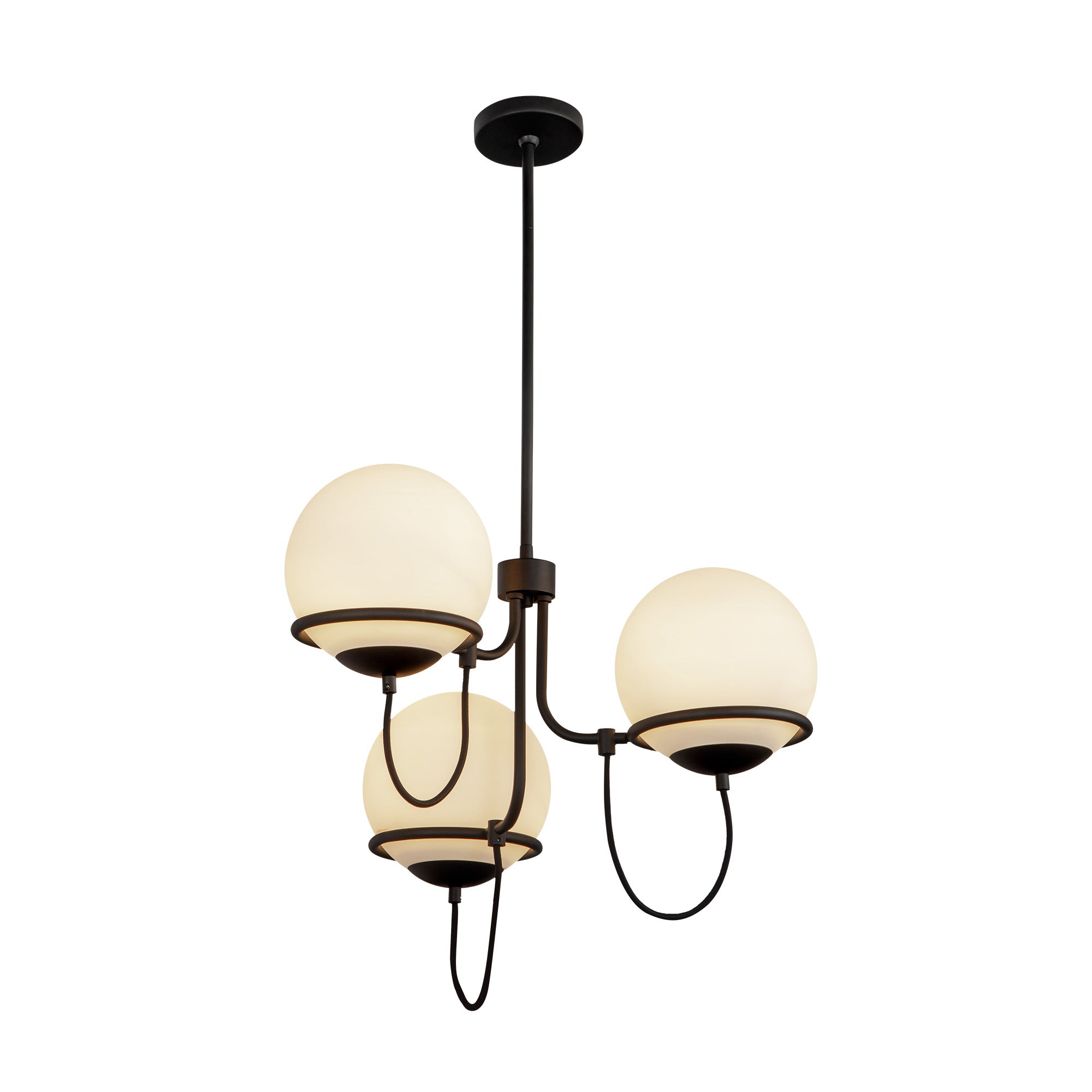 Alba 23" 3 Lights Chandelier