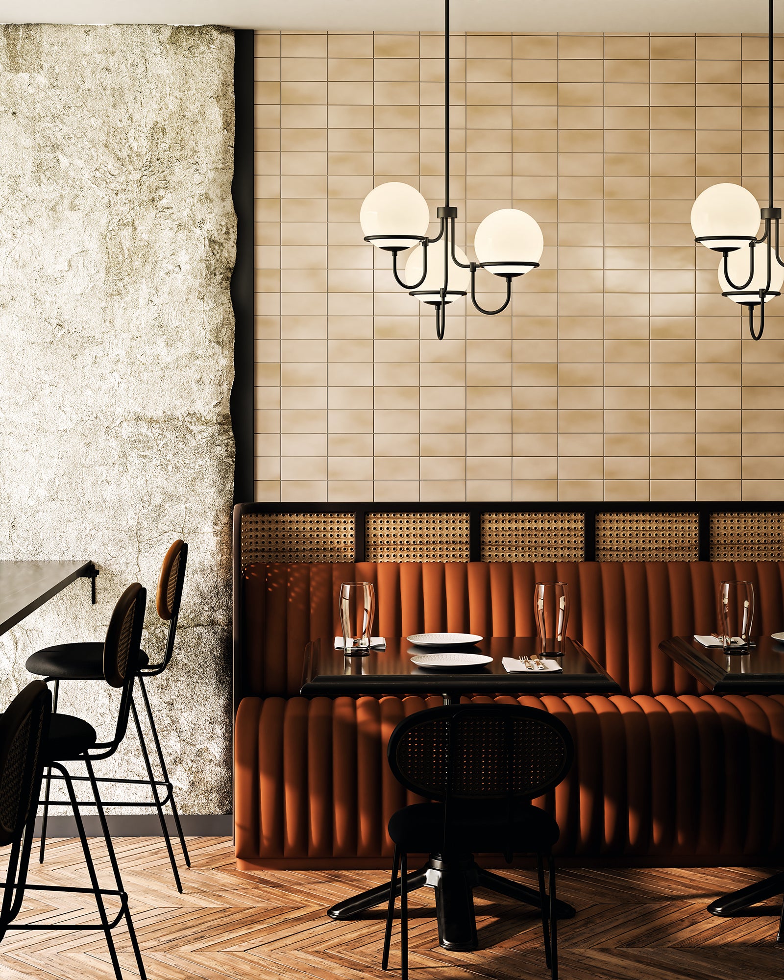 Alba 23" 3 Lights Chandelier