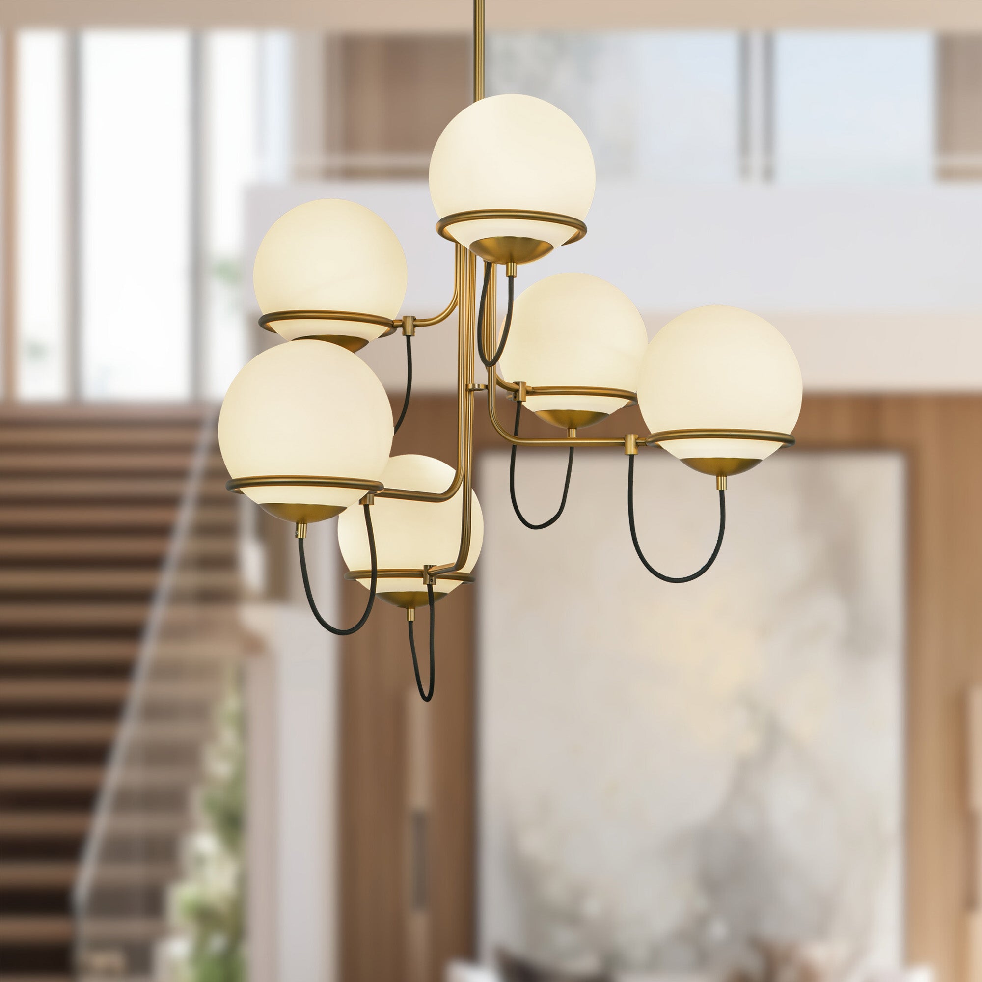 Alba 32" 6 Lights Chandelier