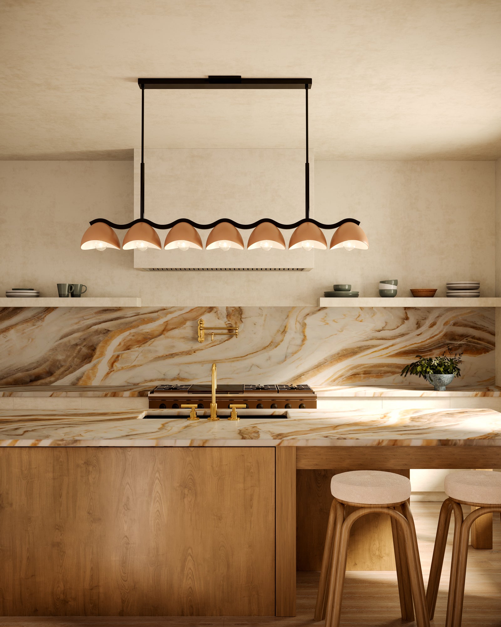 Atlas 42" Socket Linear Pendant