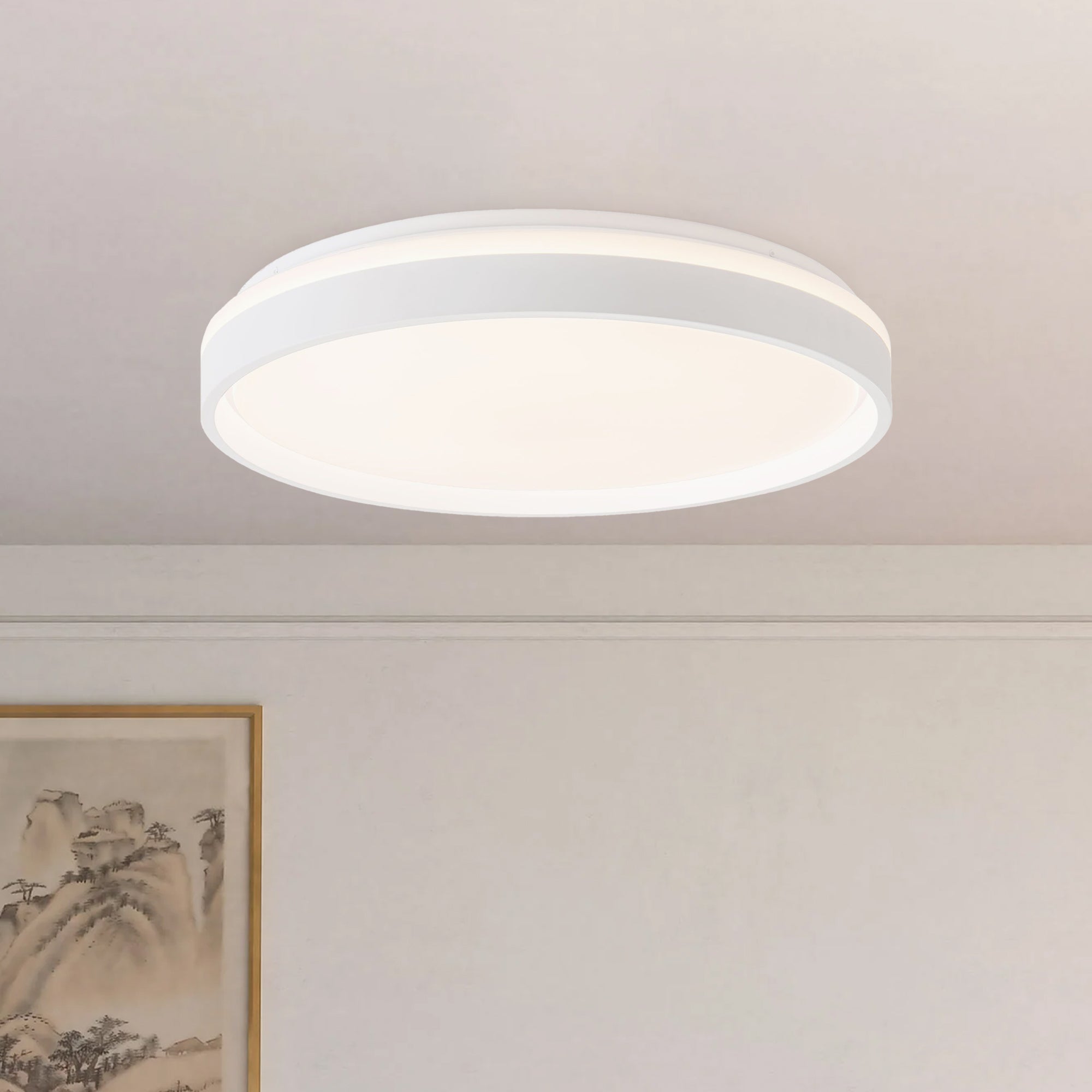 Beanie 19" dimmable LED Flush Mount