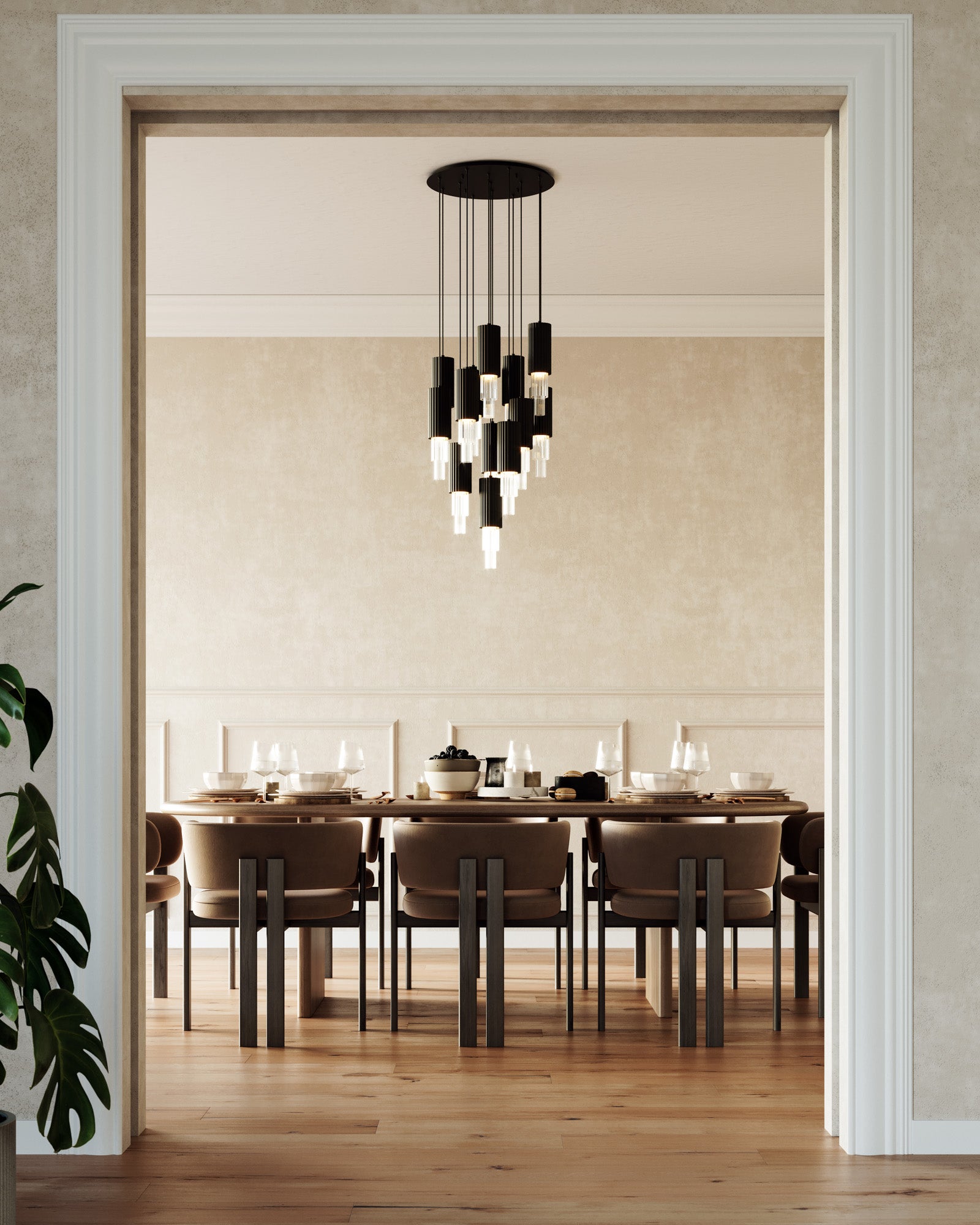 Bordeaux 25" 13-Light Multi Pendant