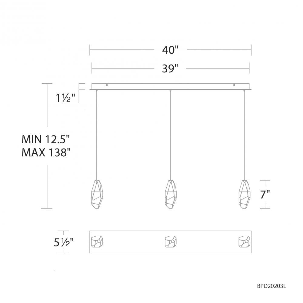 Martini Multi-Light Pendant