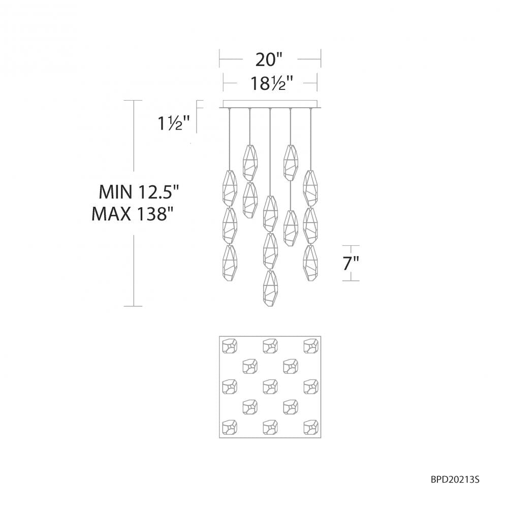 Martini Multi-Light Pendant