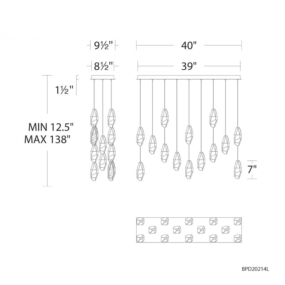 Martini Multi-Light Pendant