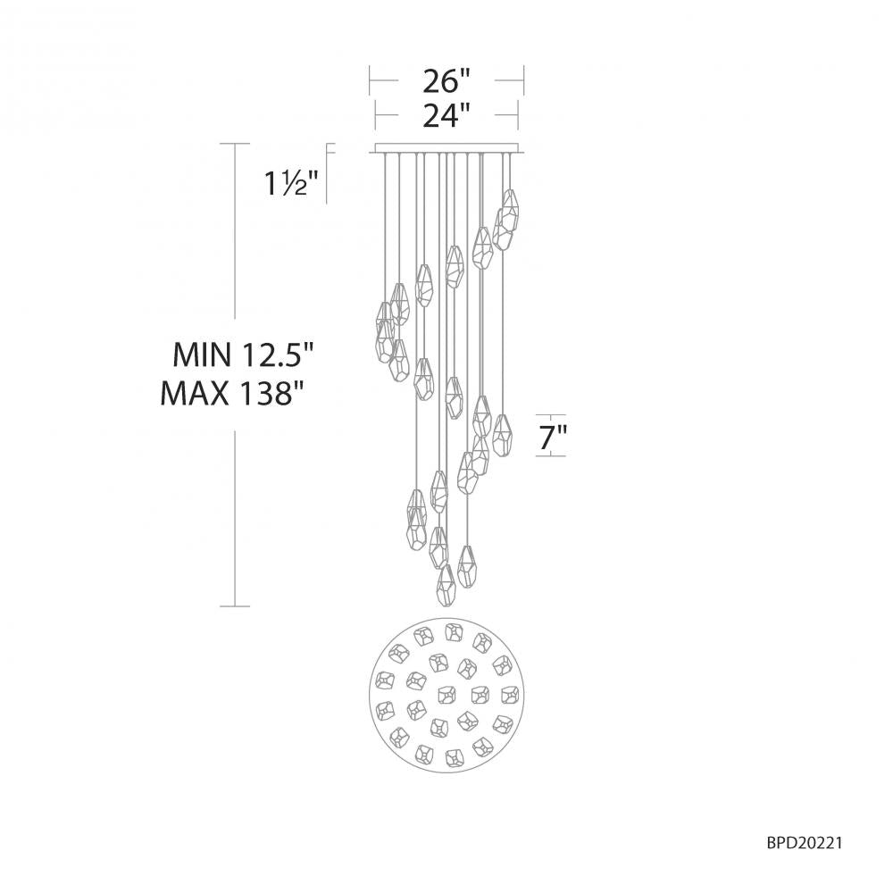 Martini Multi-Light Pendant