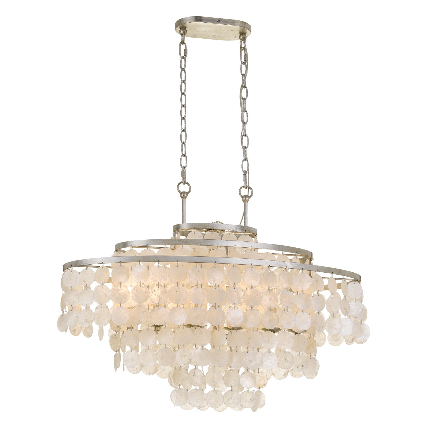 Brielle 30'' Linear Oval Chandelier