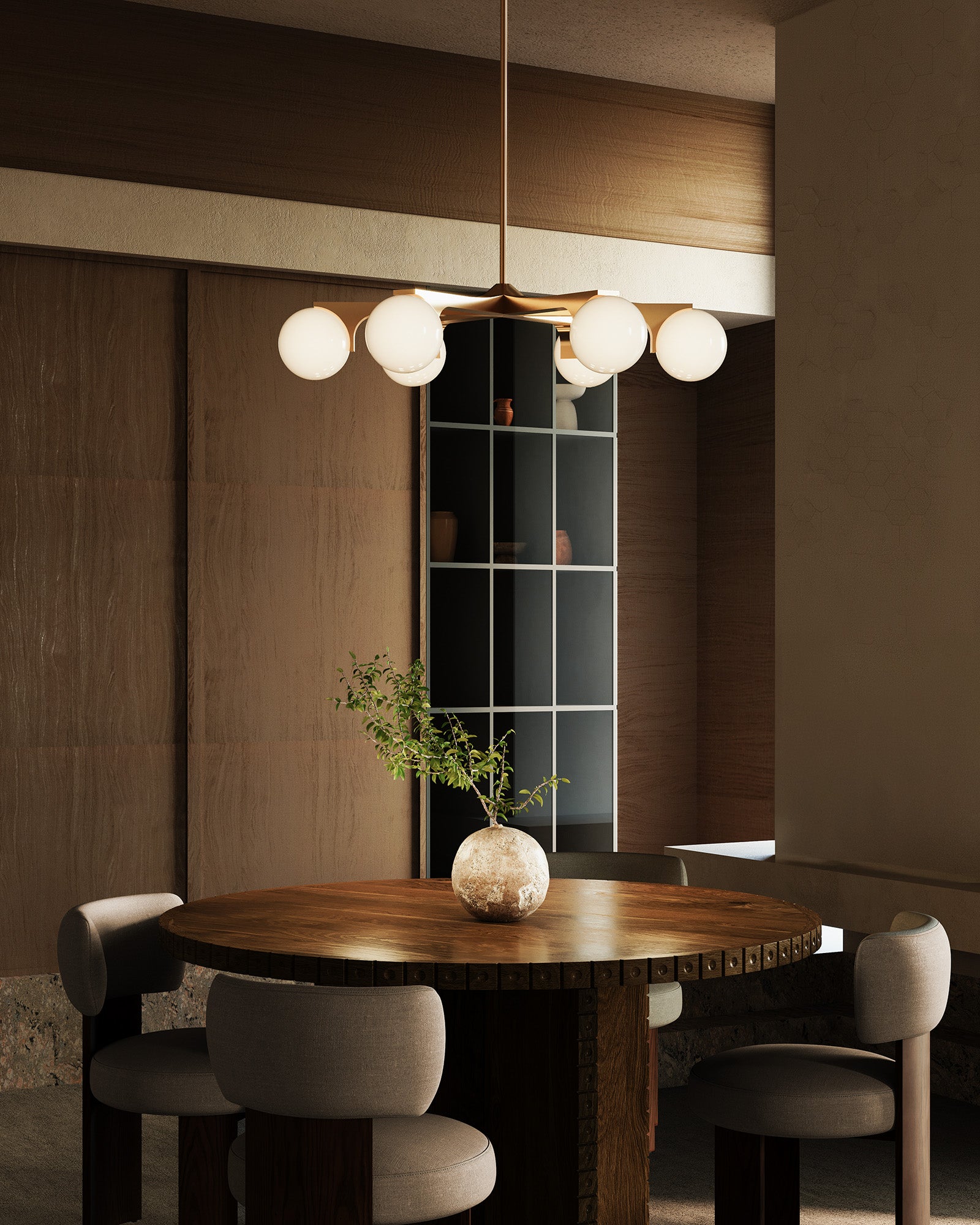 Briar 37" Gold Chandelier