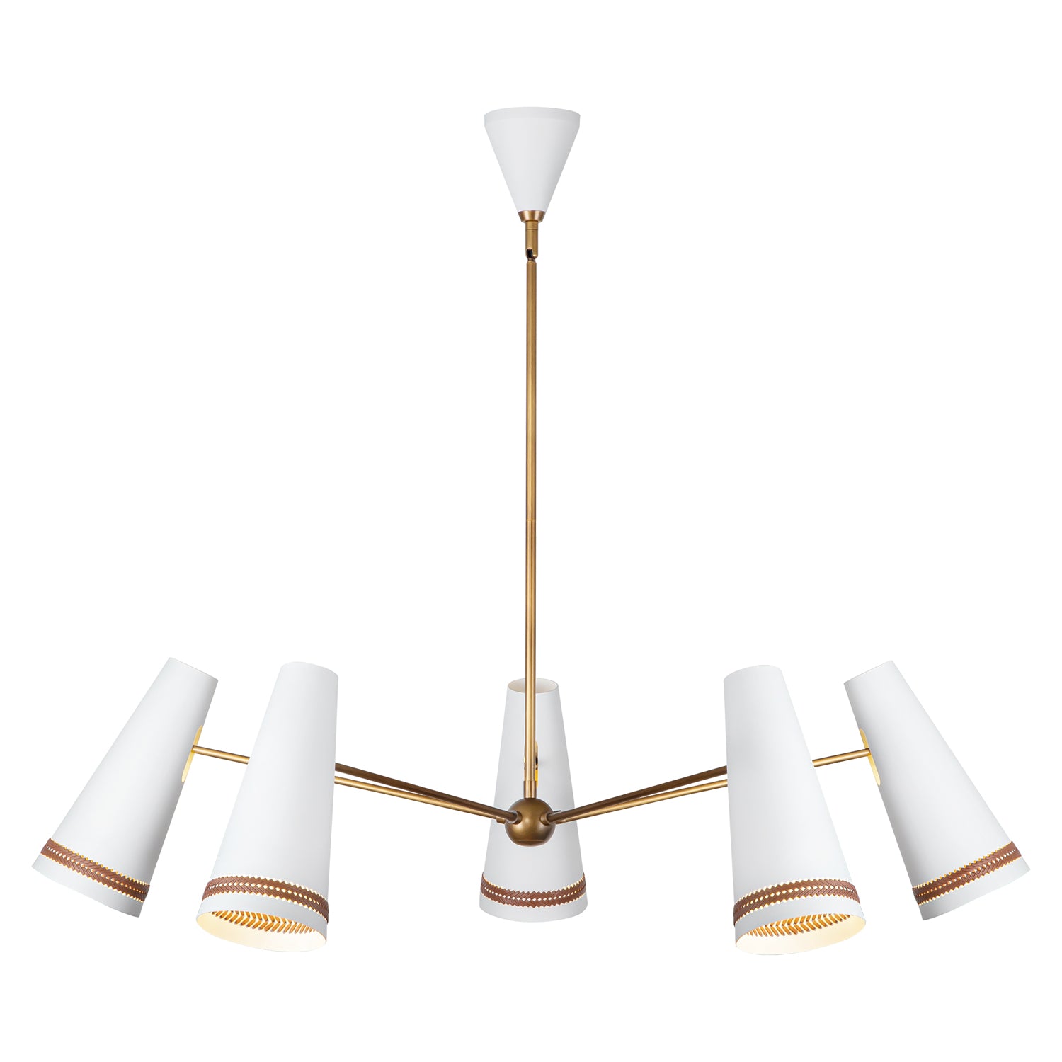 Brickell 45" 5 Lights Chandeliers