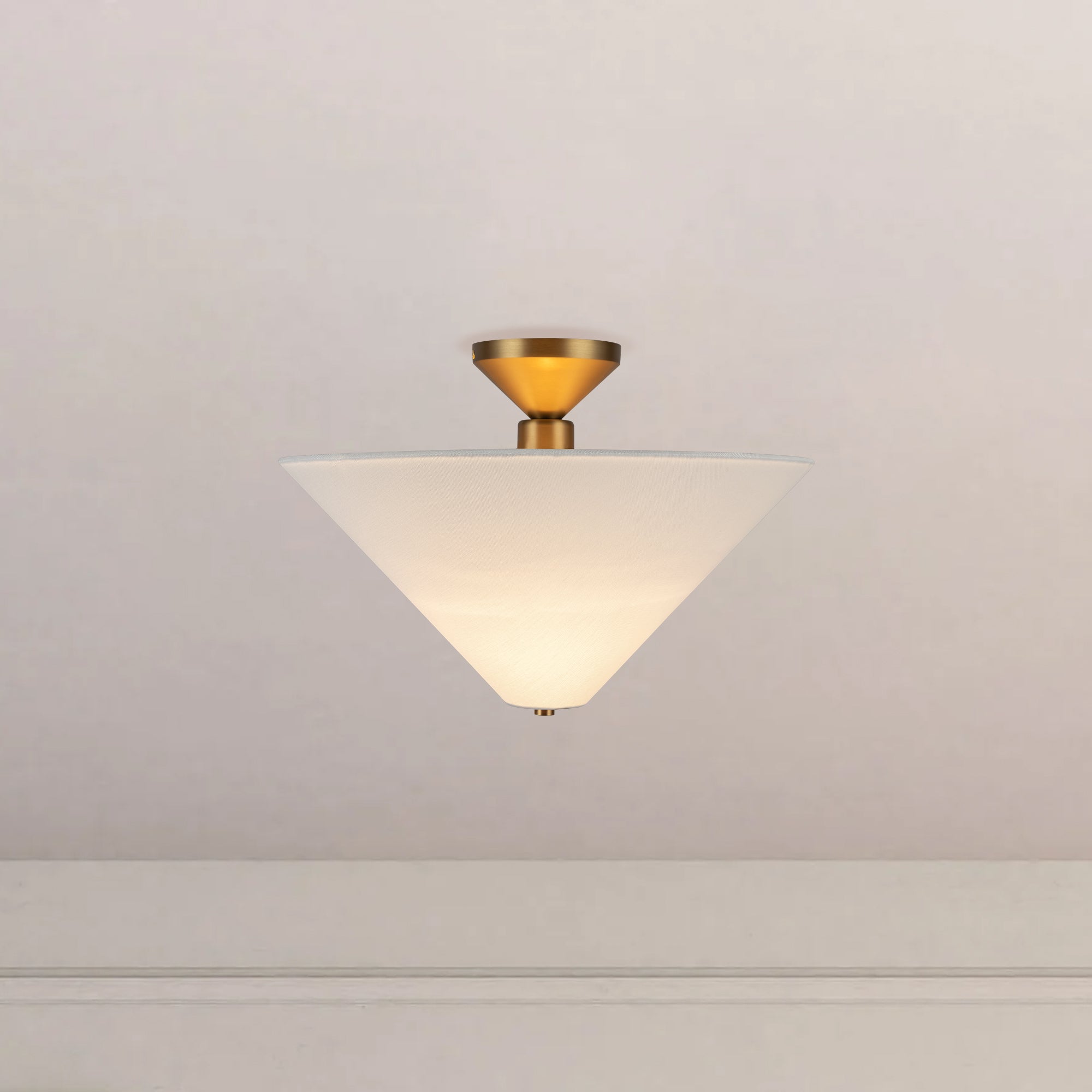Bridgette 16" Socket Semi-Flush Mount