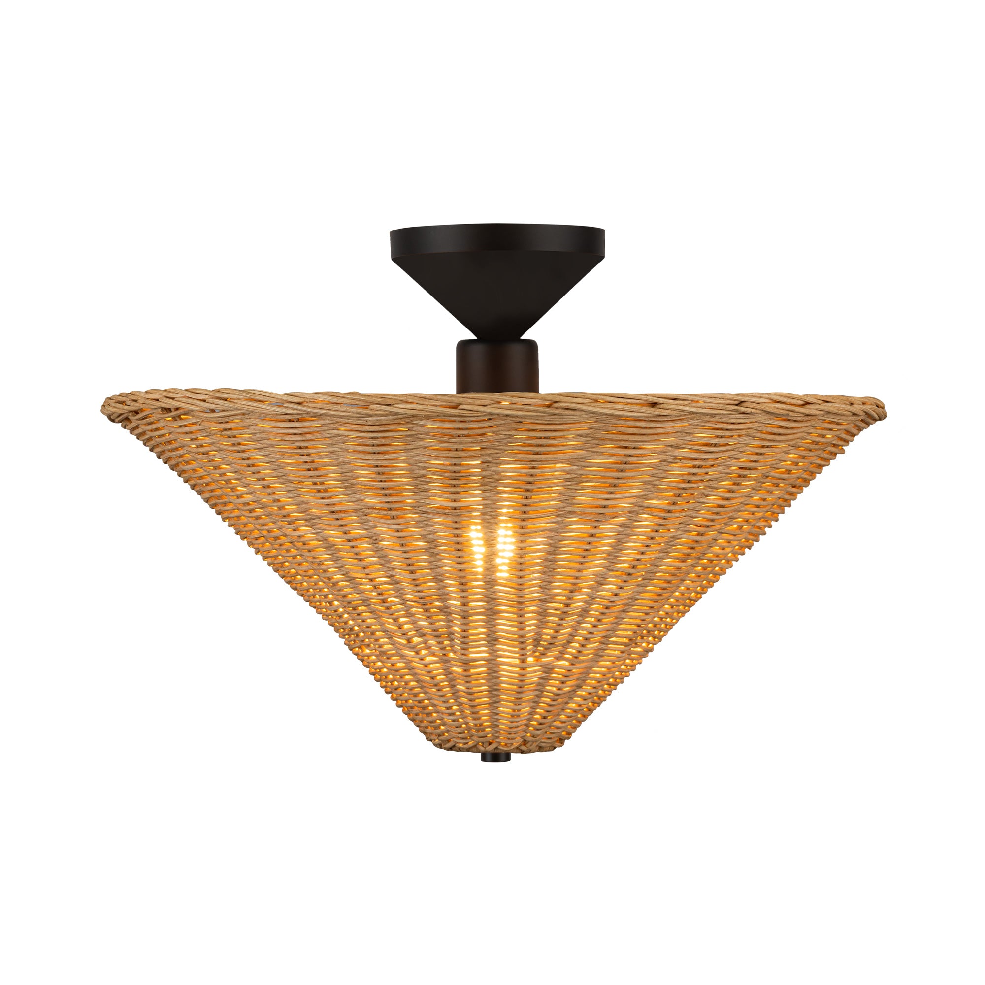 Bridgette 16" Socket Semi-Flush Mount