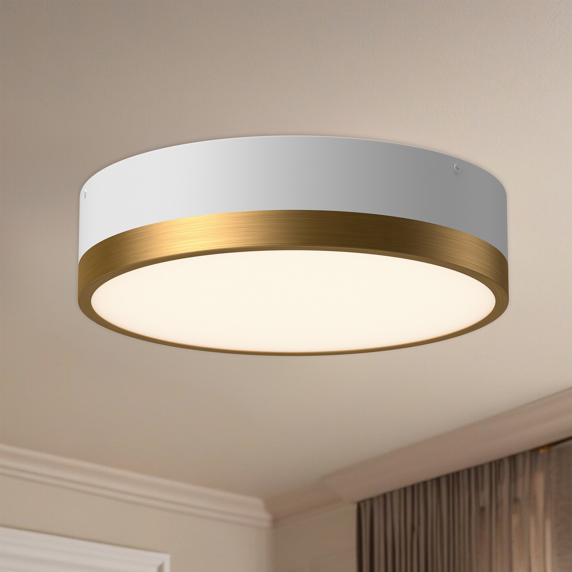 Brisbane 16" 3 Lights Flush Mount