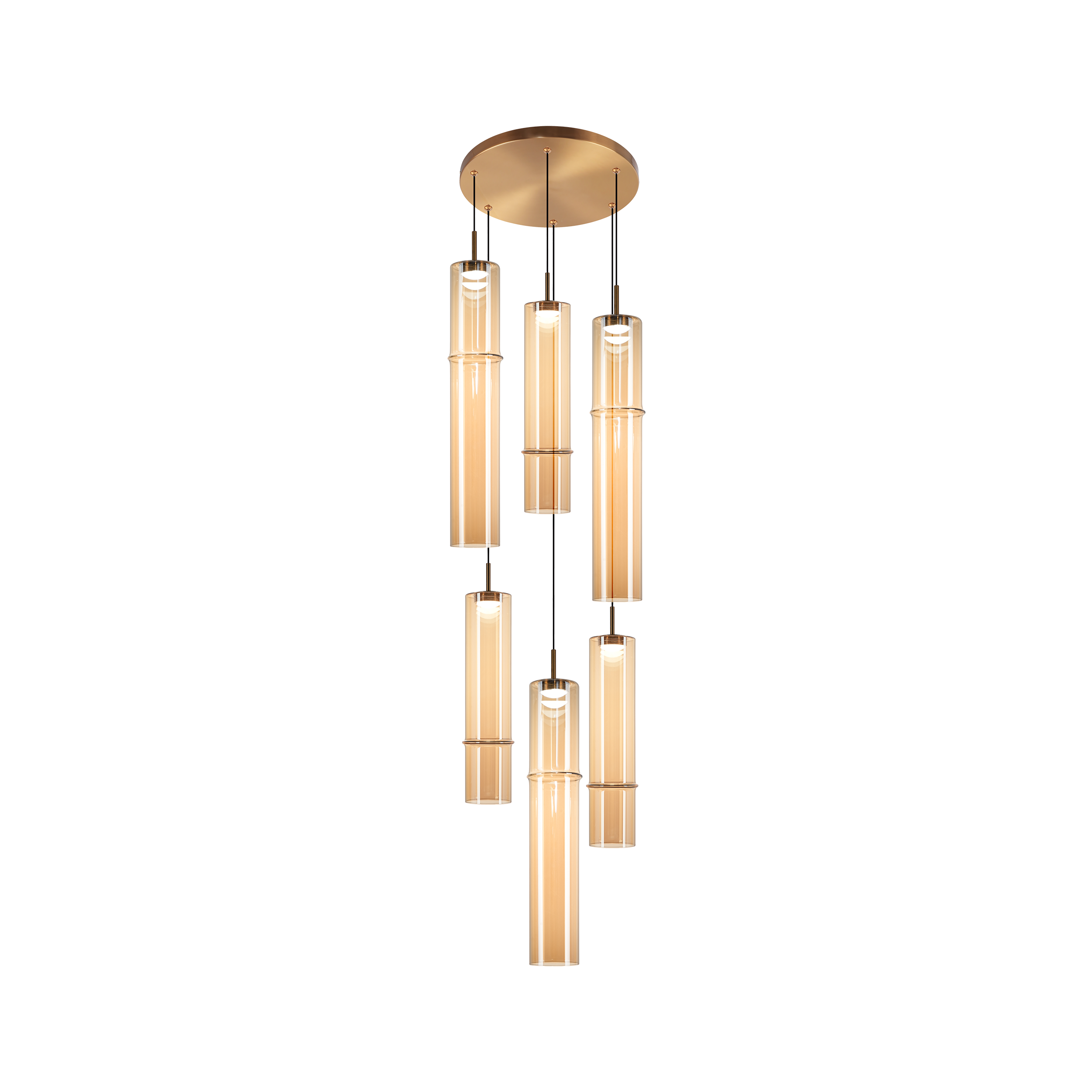 Bambu Pendant 6 Light Pendant