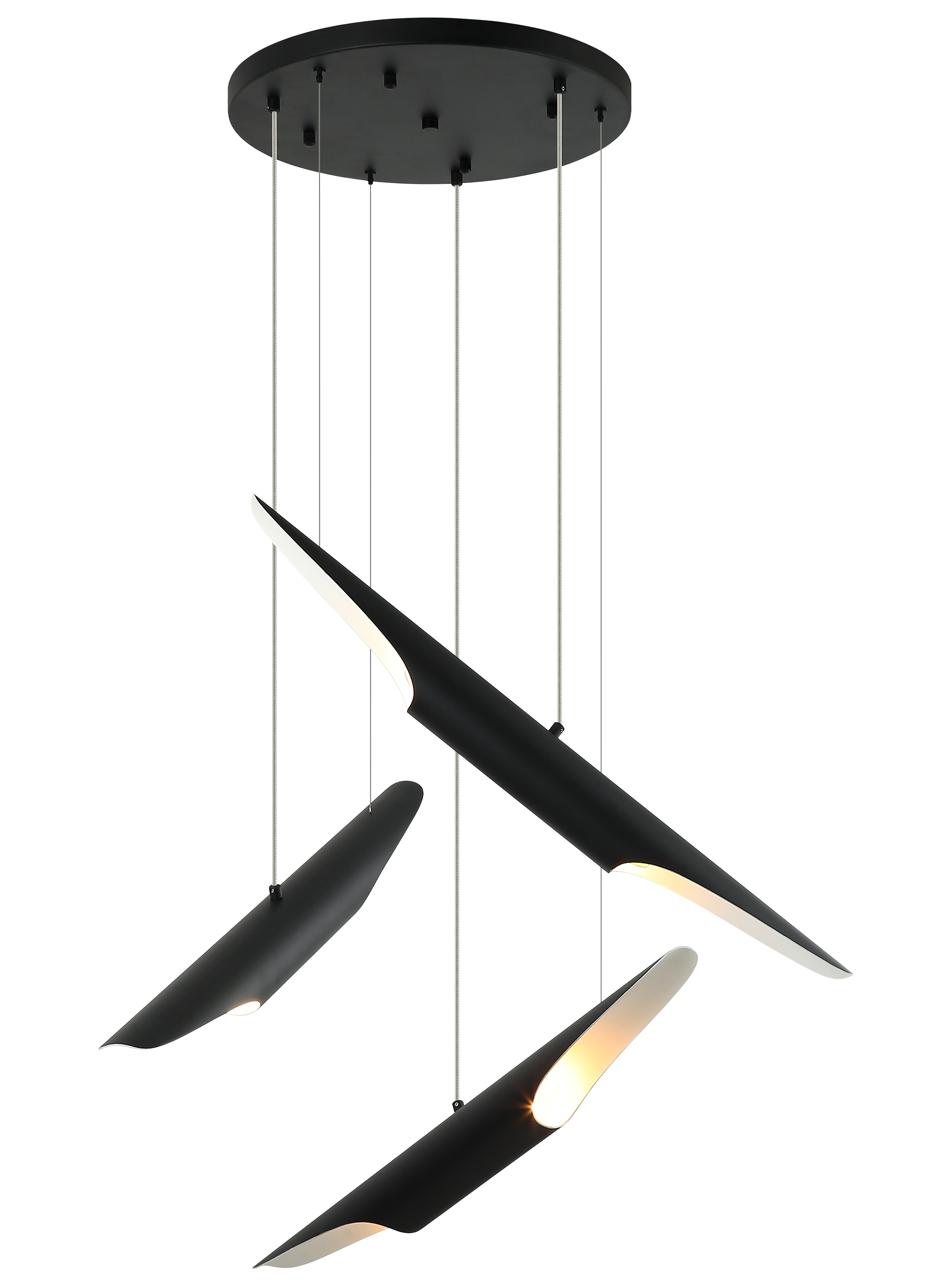 Stylus Chandelier 6 Light Pendant