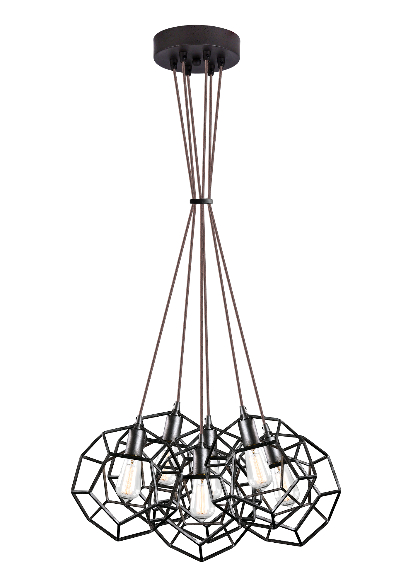 Geometry Series Pendant 6 Light Pendant
