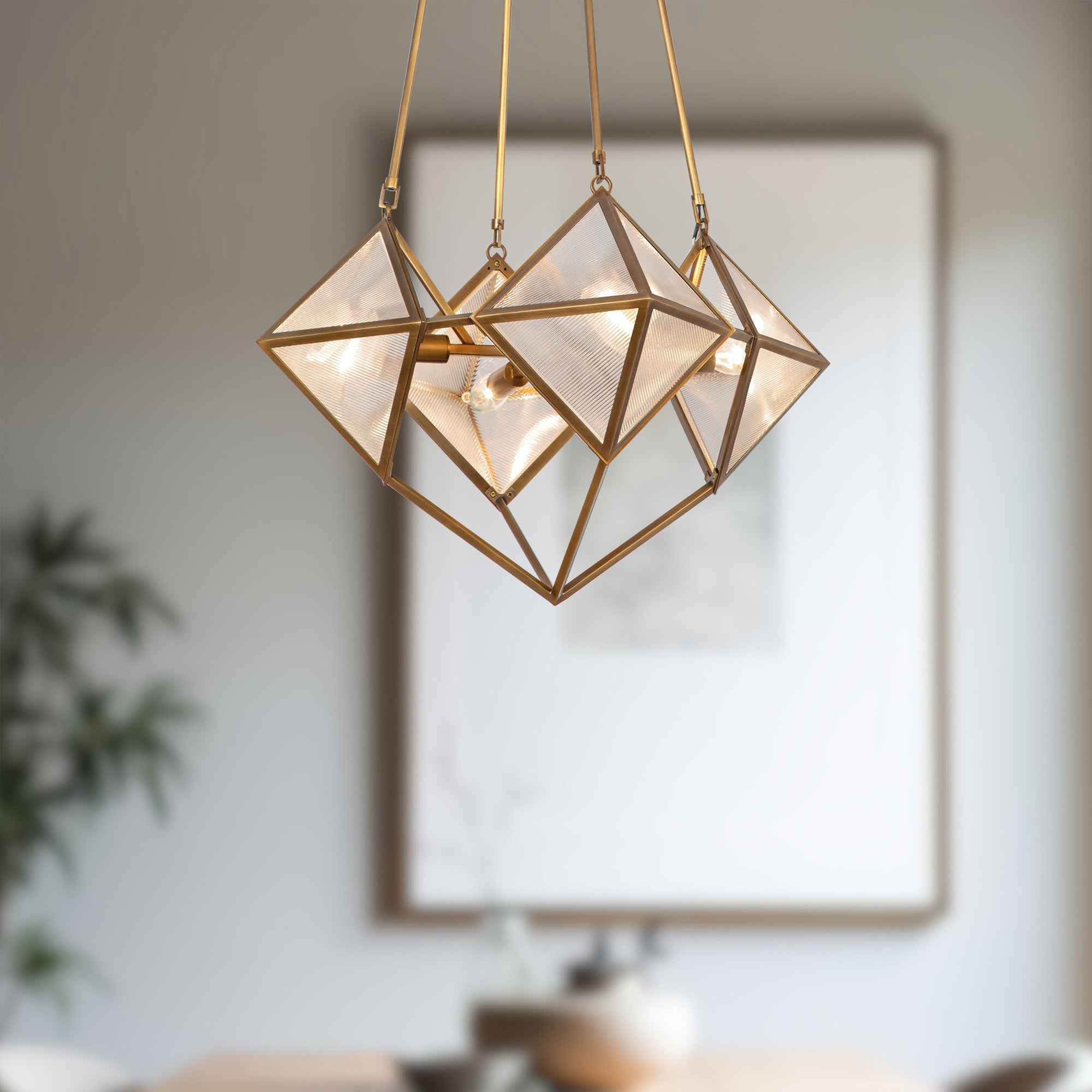 Cairo 21" 4 Lights Chandeliers