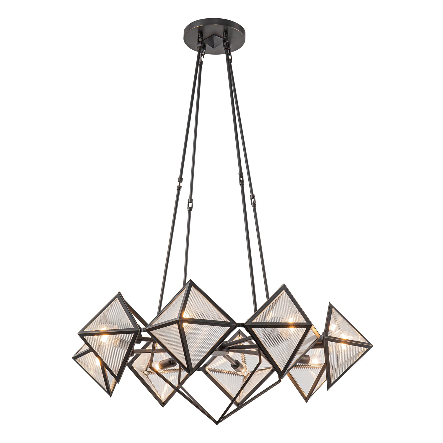 Cairo 30" 8 Lights Chandeliers