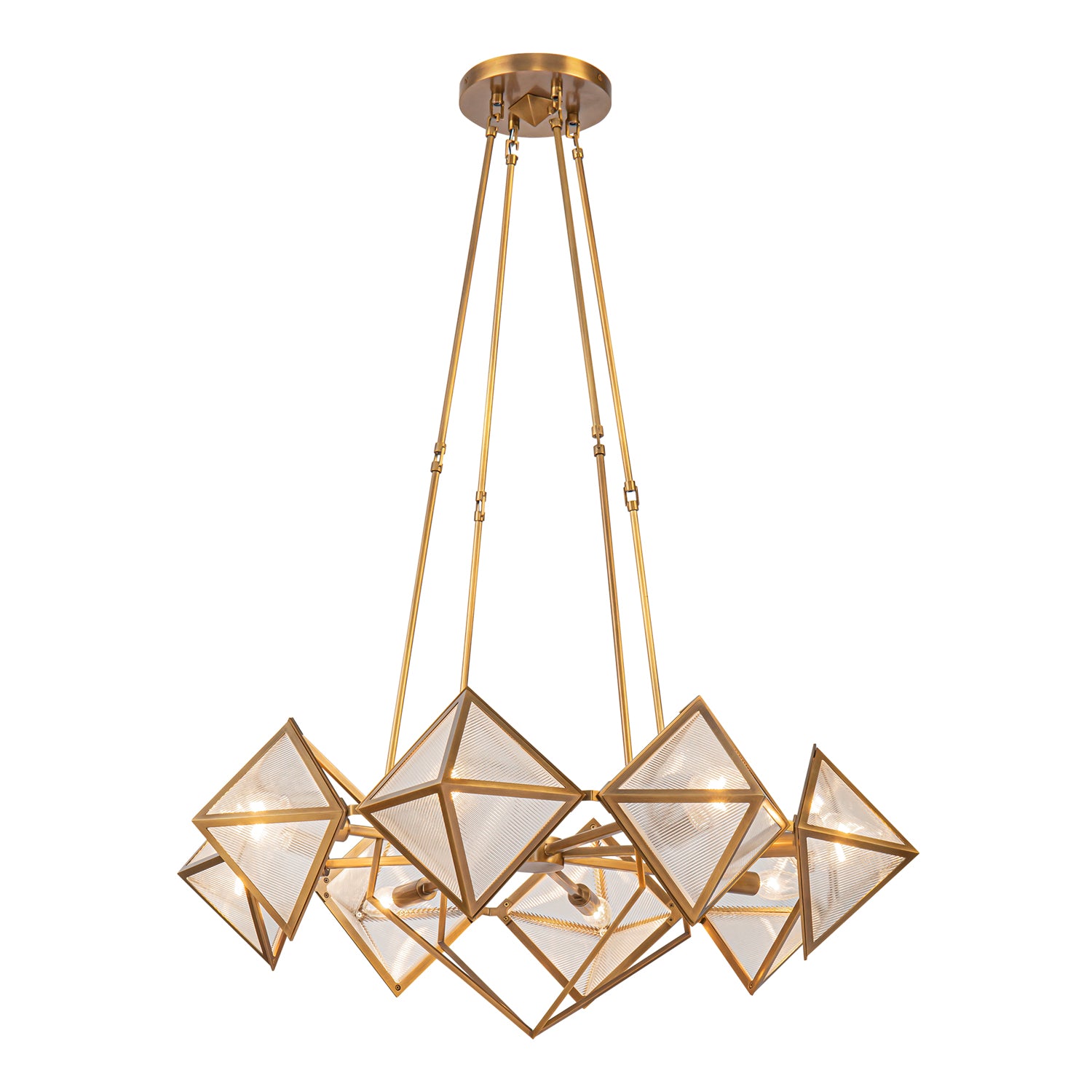 Cairo 30" 8 Lights Chandeliers