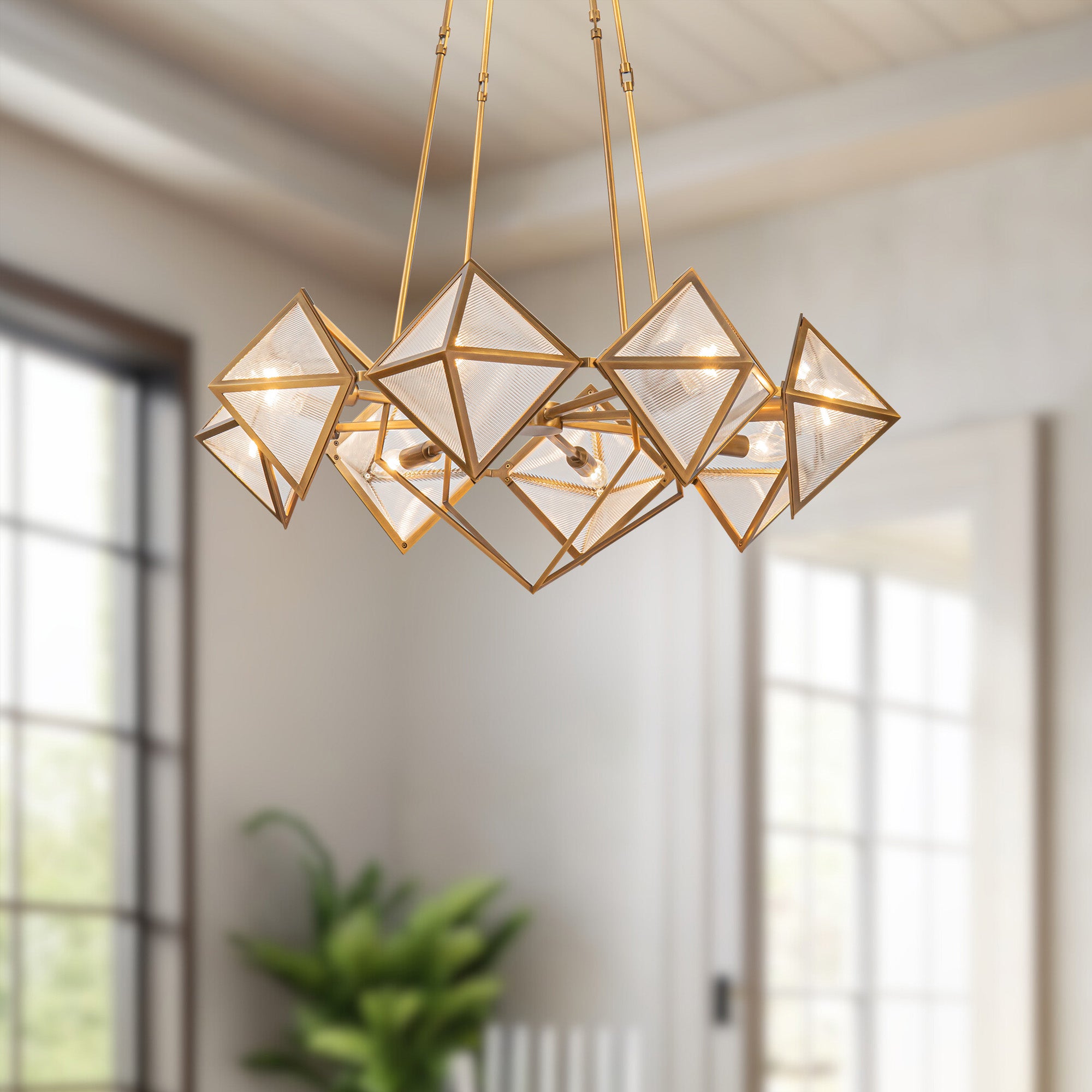 Cairo 30" 8 Lights Chandeliers