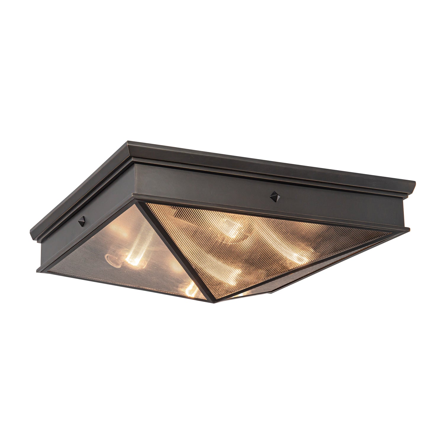 Cairo 19" 4 Lights Flush Mount