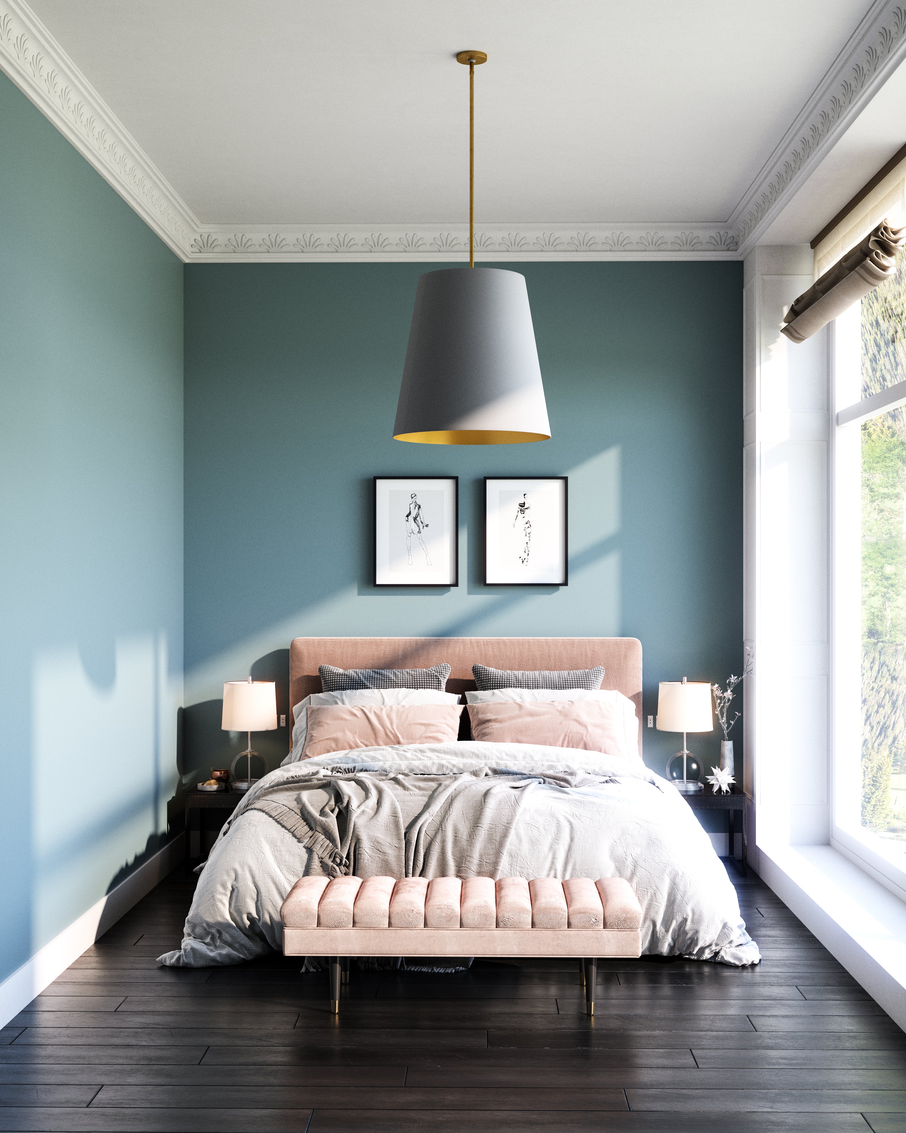 Calor 25" 3 Lights Pendant