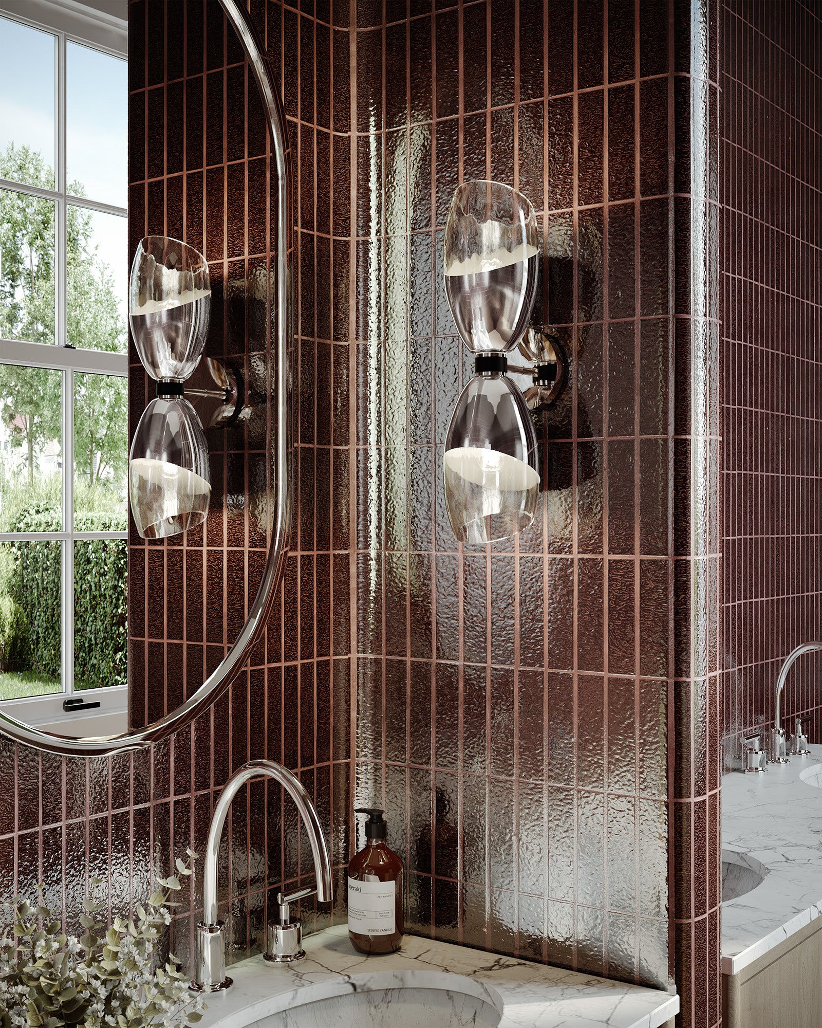 Capri 5" 2 Lights Wall/Vanity