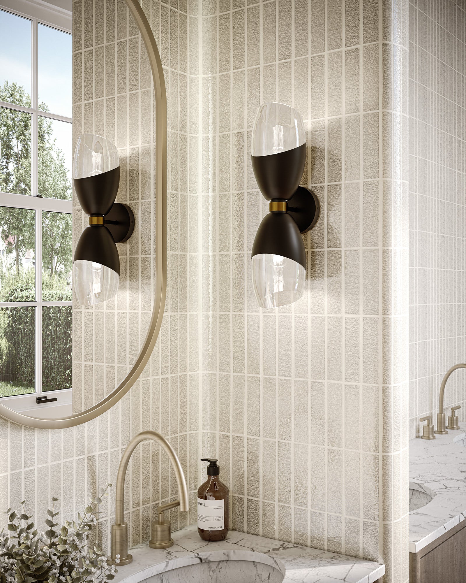 Capri 5" 2 Lights Wall/Vanity