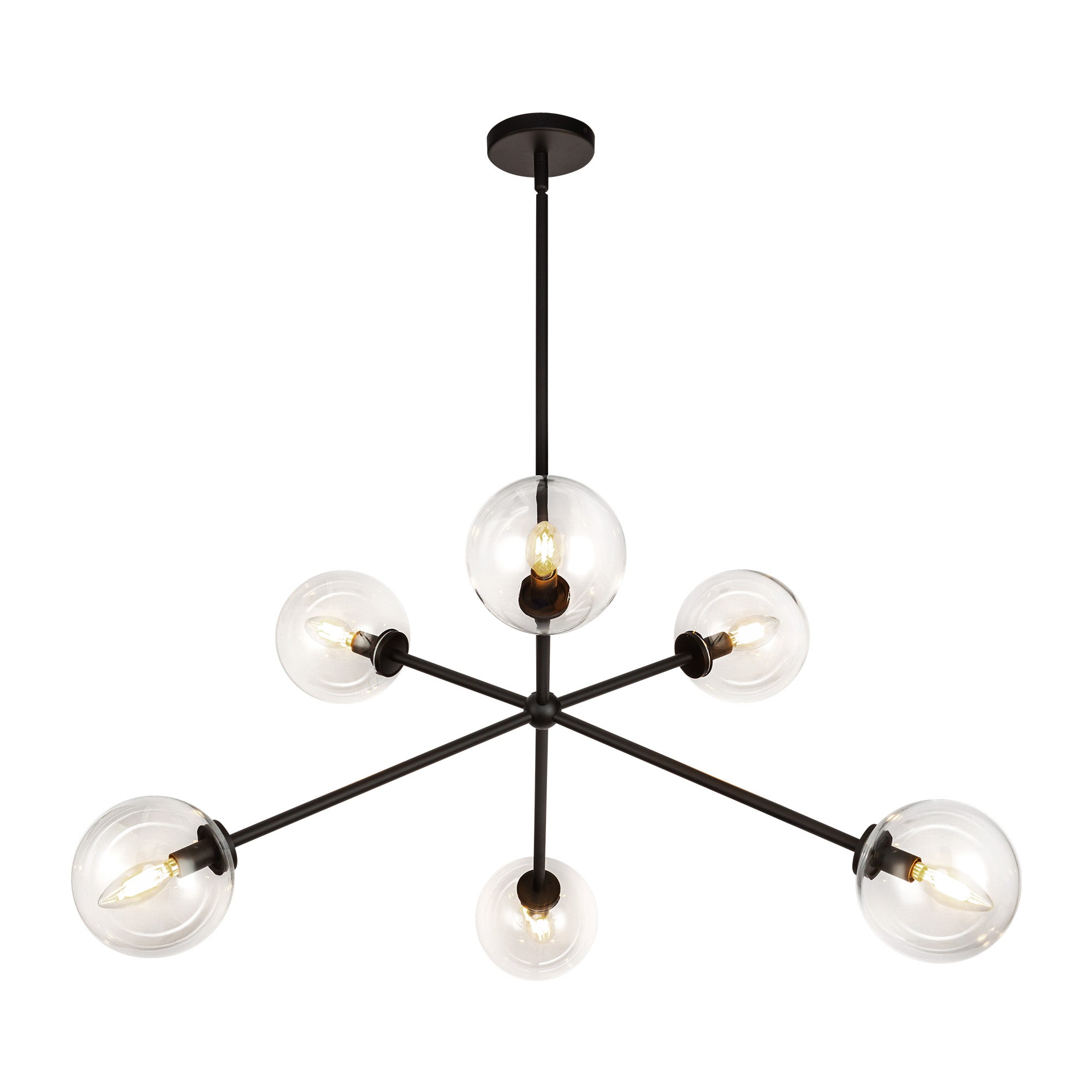 Cassia 40" 6 Lights Chandelier