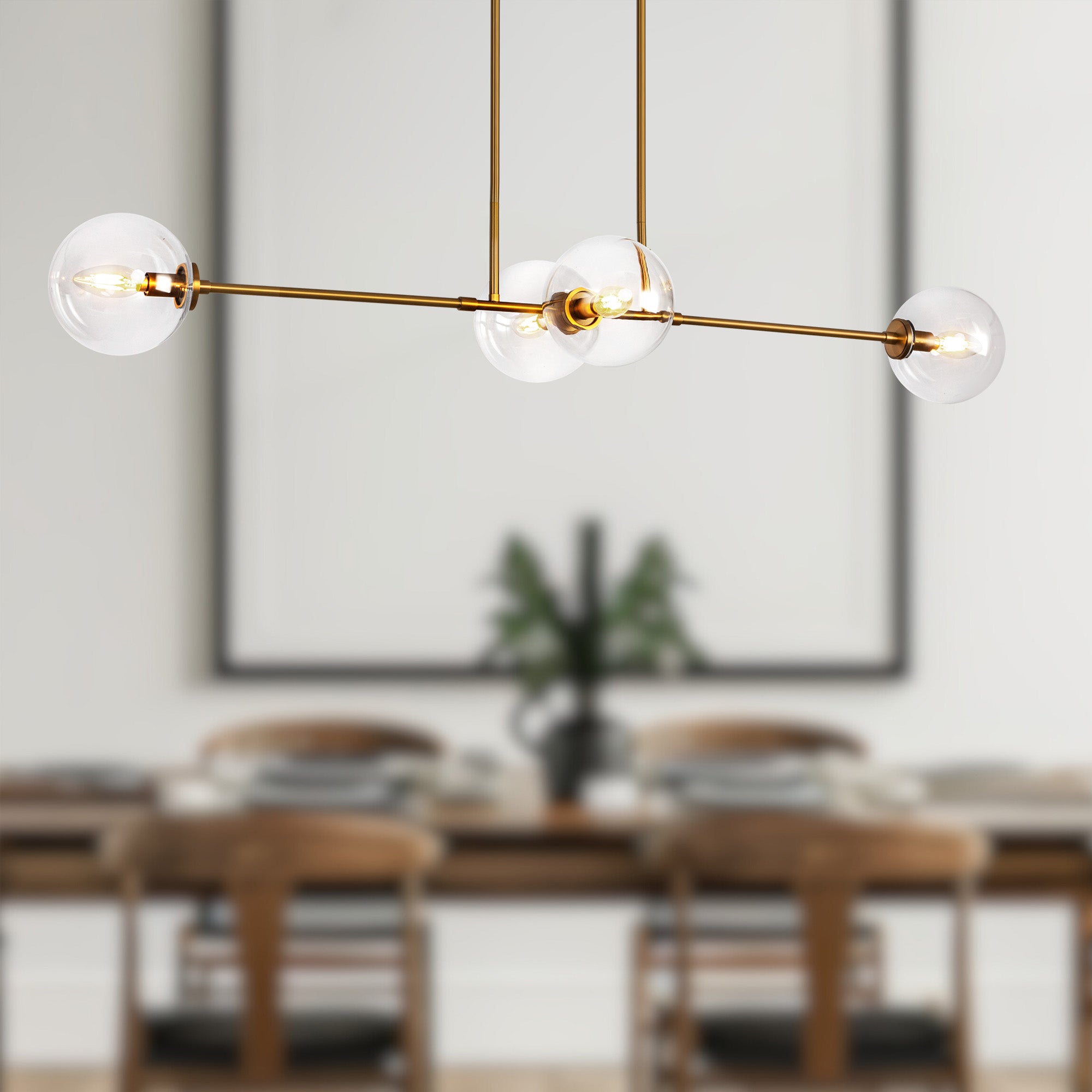Cassia 48" 4 Lights Linear Pendant