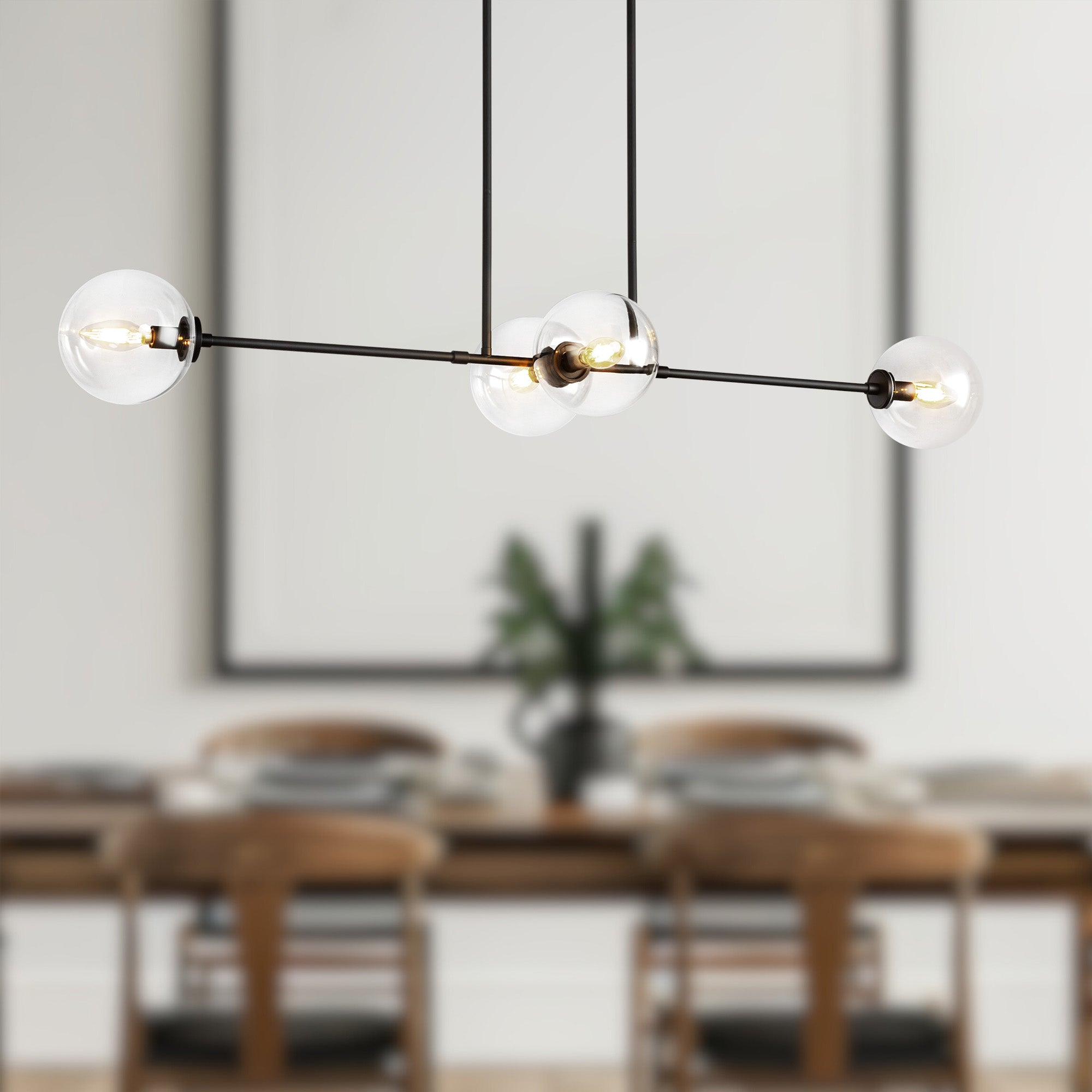 Cassia 48" 4 Lights Linear Pendant
