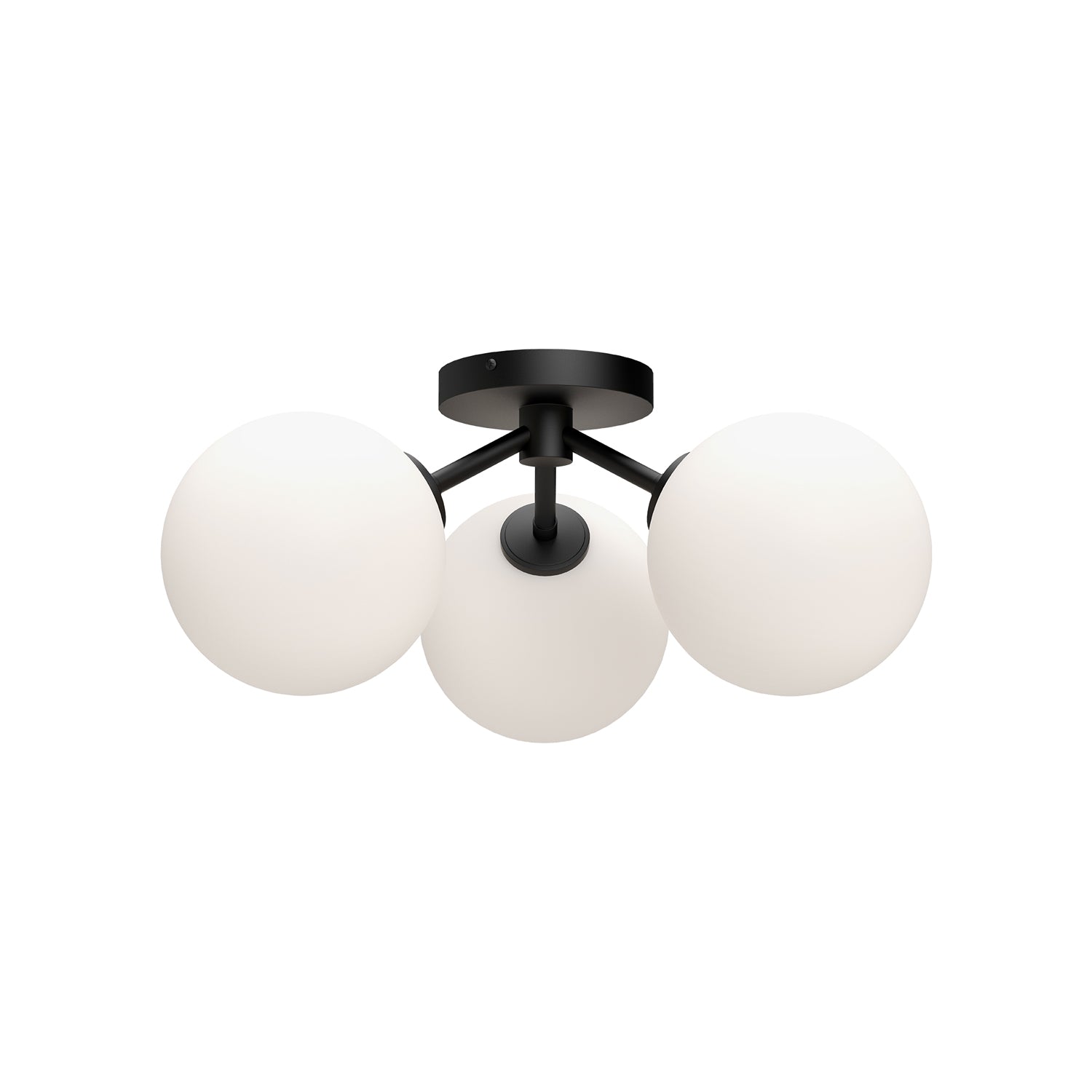 Cassia 17" 3 Lights Semi Flush Mount