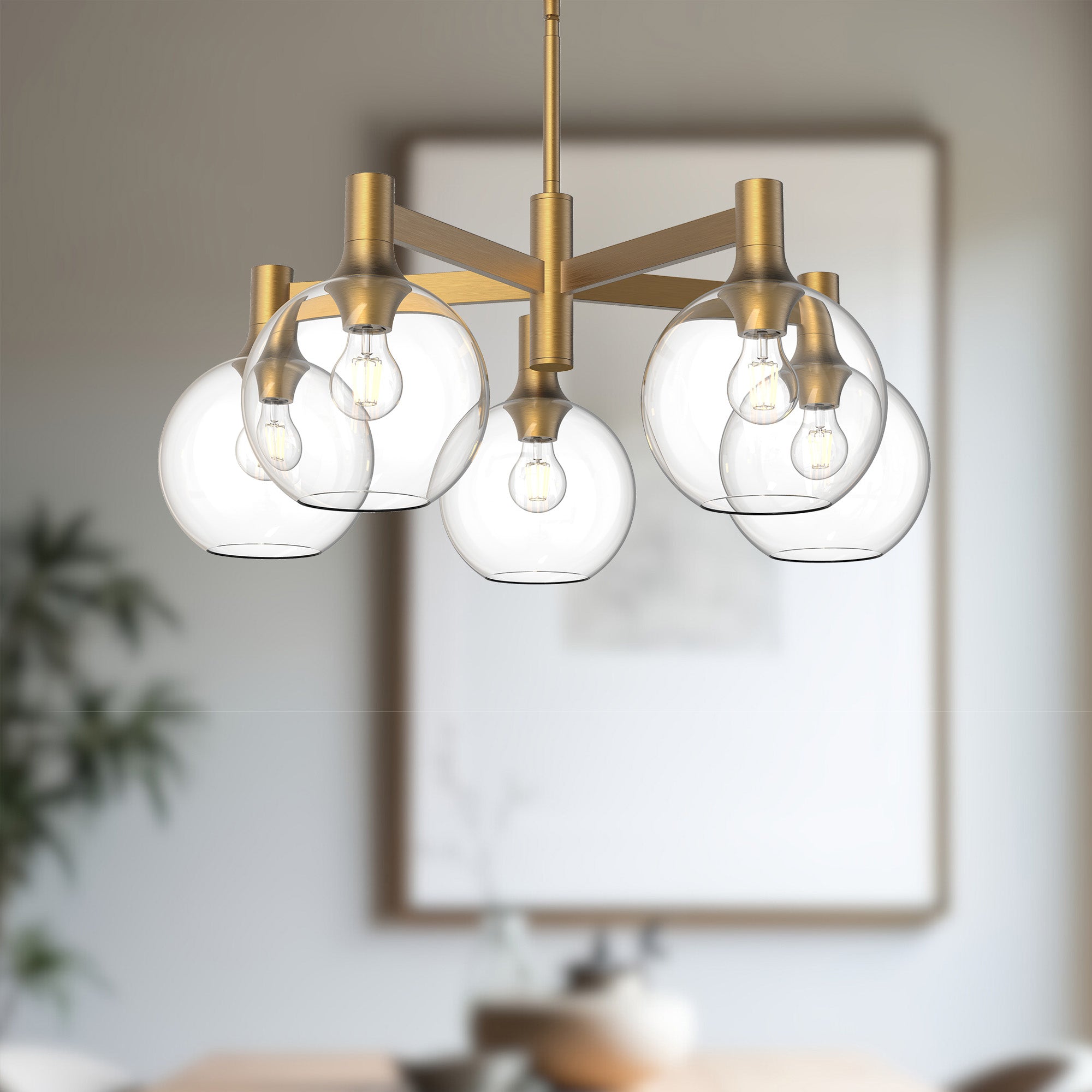 Castilla 29" 5 Lights Chandeliers