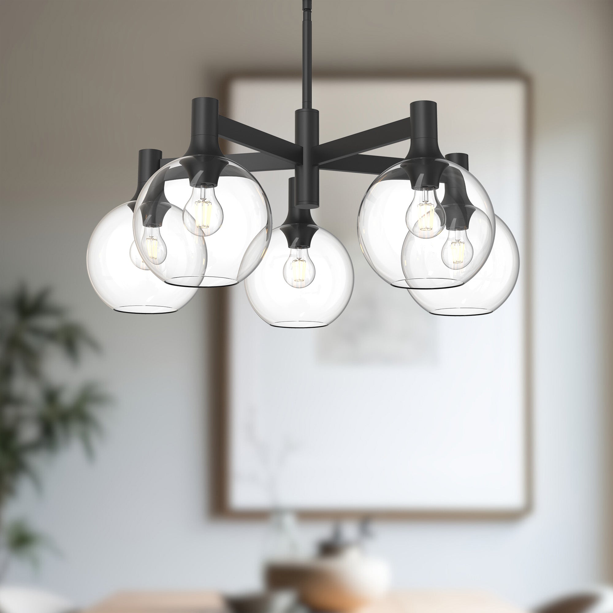 Castilla 29" 5 Lights Chandeliers
