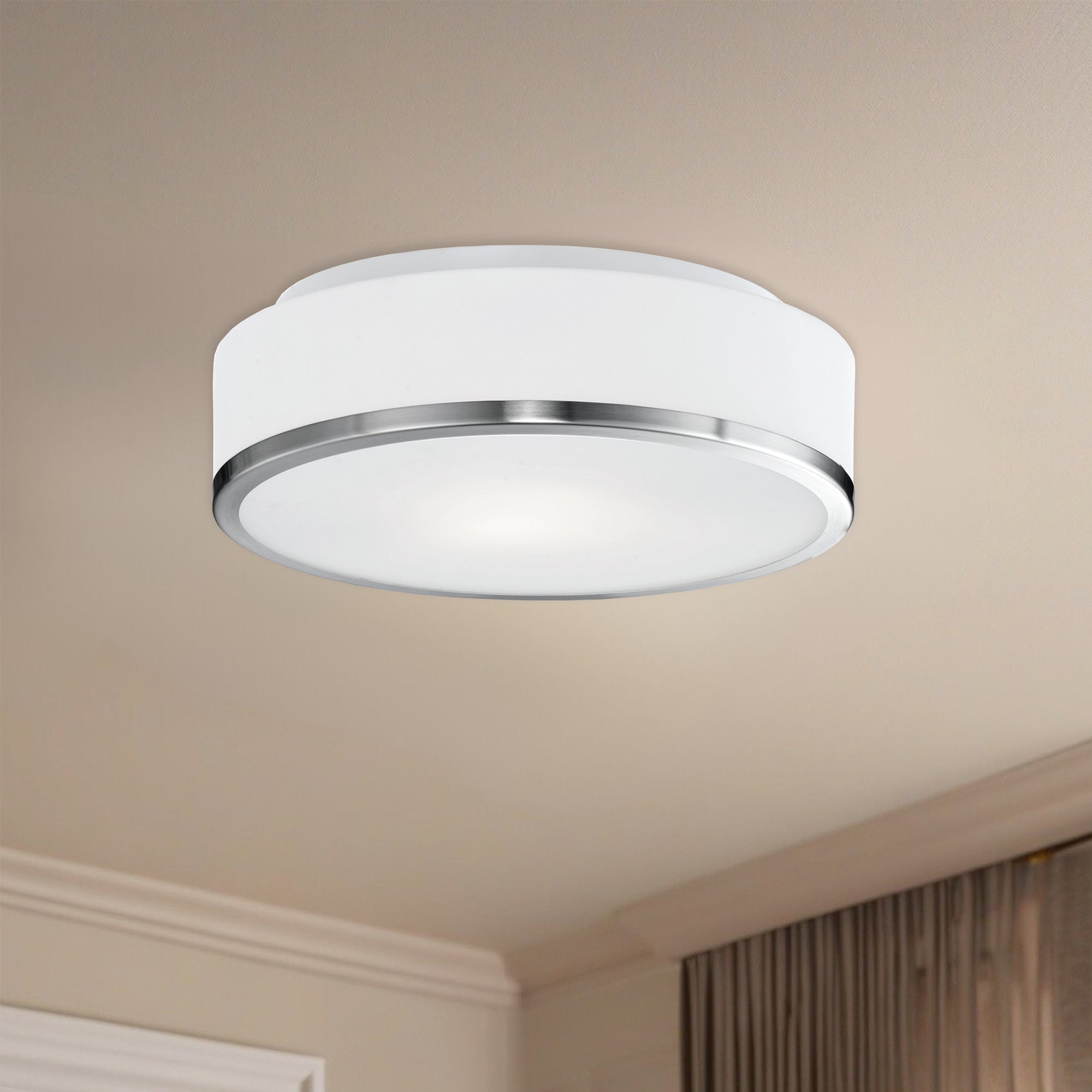Charlie 12" 2 Lights Flush Mount