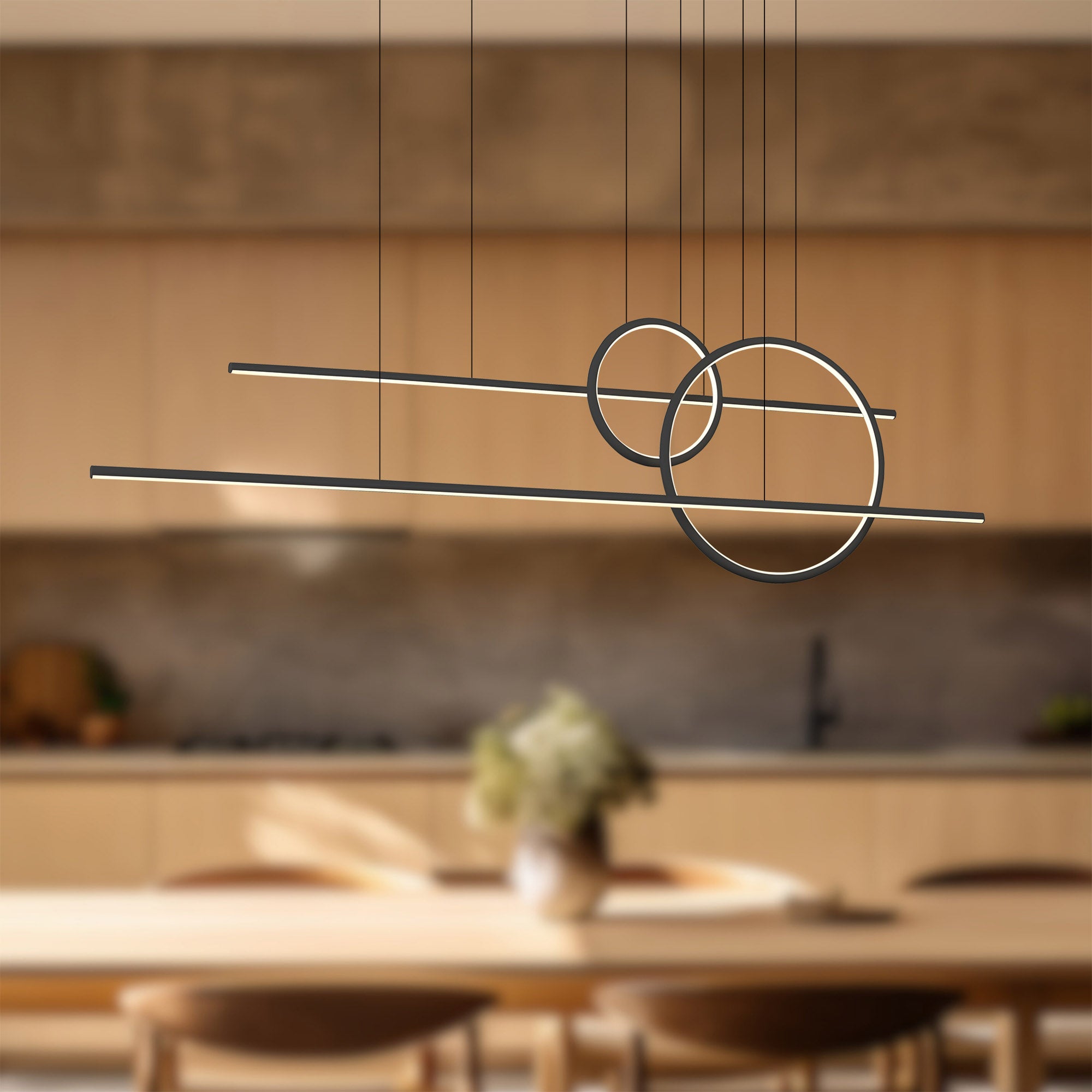 Chute Calypso 56" LED Multi Pendant