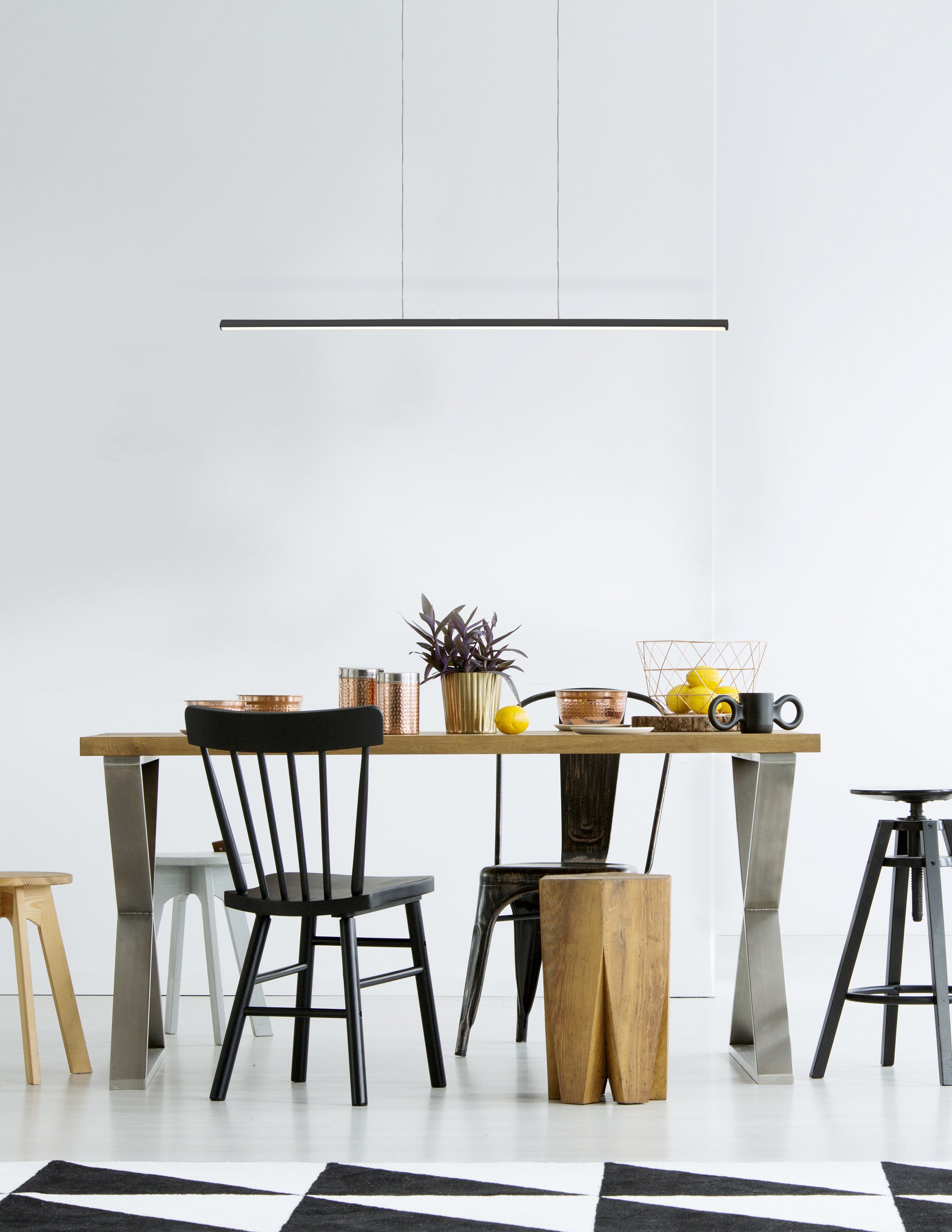 Chute 35" LED Linear Pendant