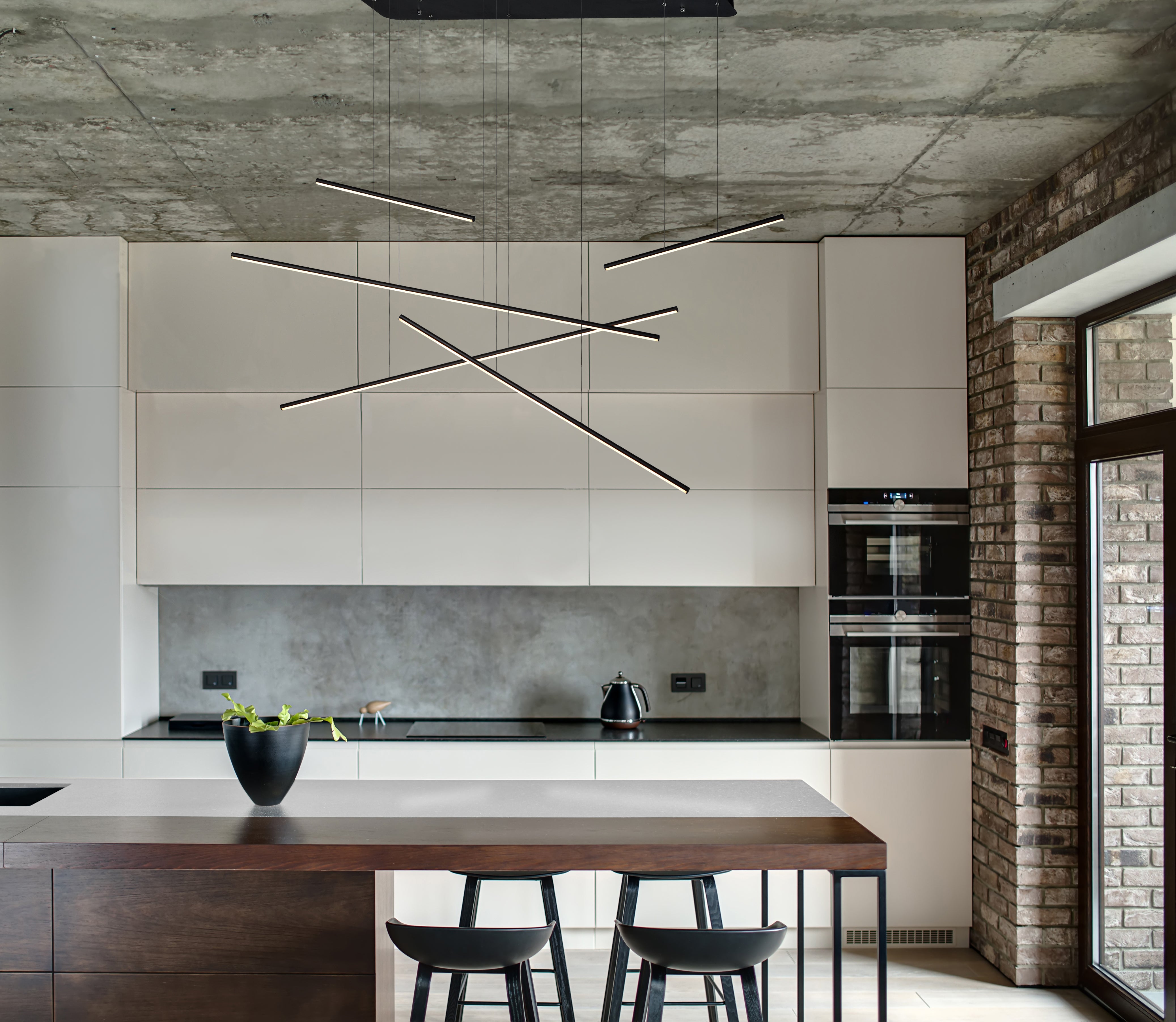 Chute Motion 60" LED Multi Pendant