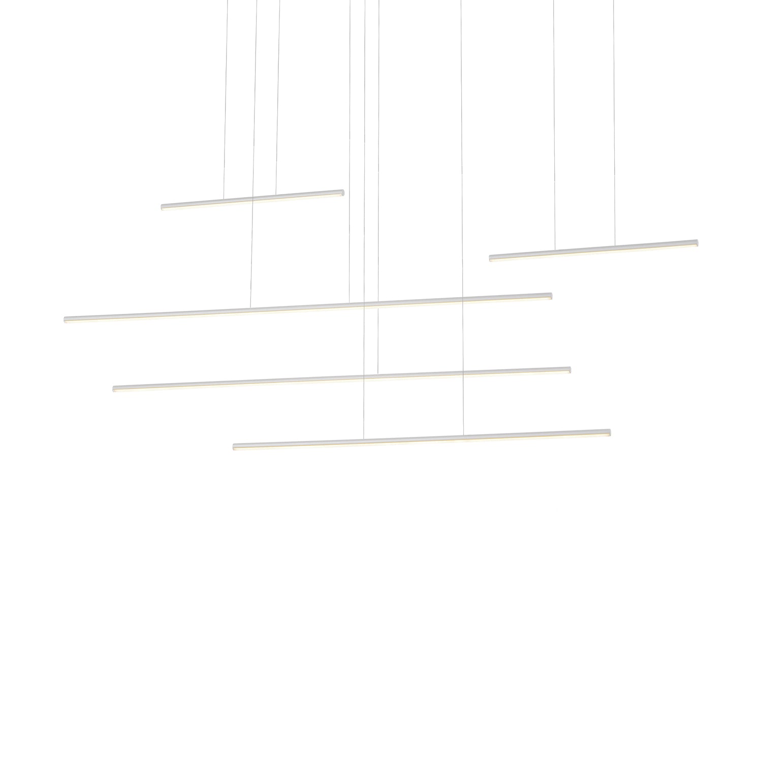 Chute Motion 60" LED Multi Pendant