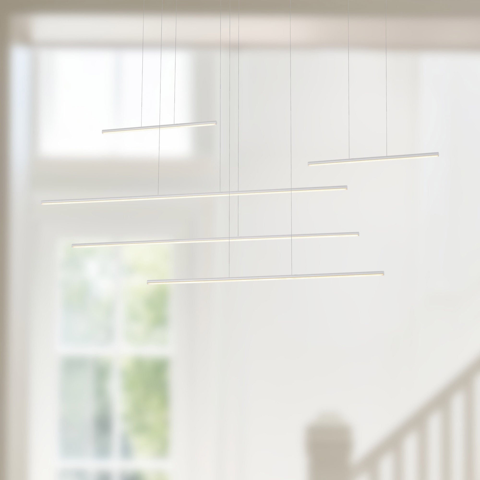 Chute Motion 60" LED Multi Pendant