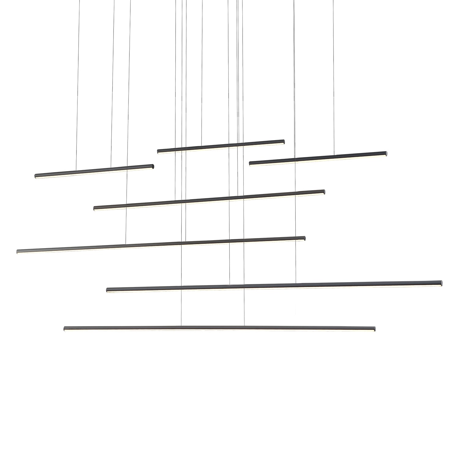 Chute Motion 70" LED Multi Pendant