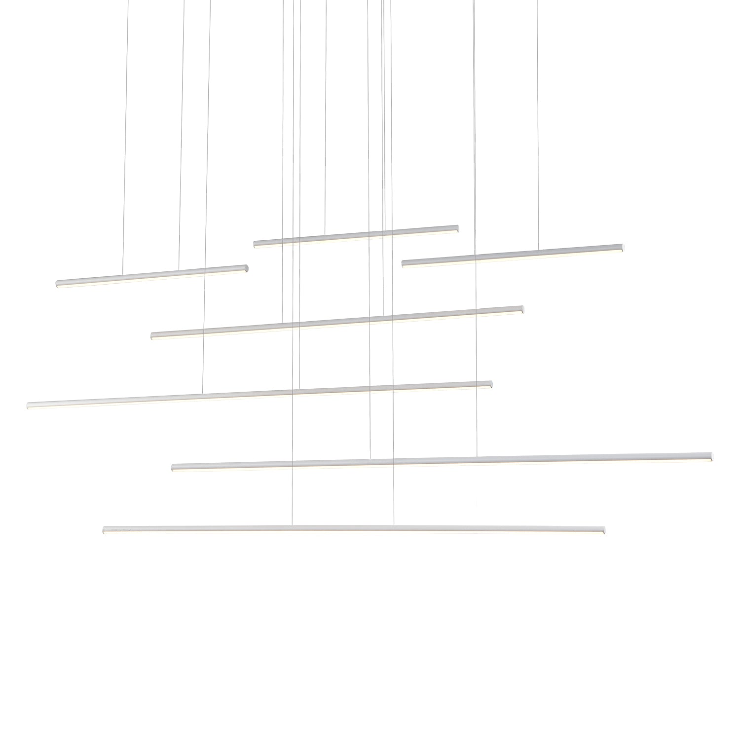Chute Motion 70" LED Multi Pendant