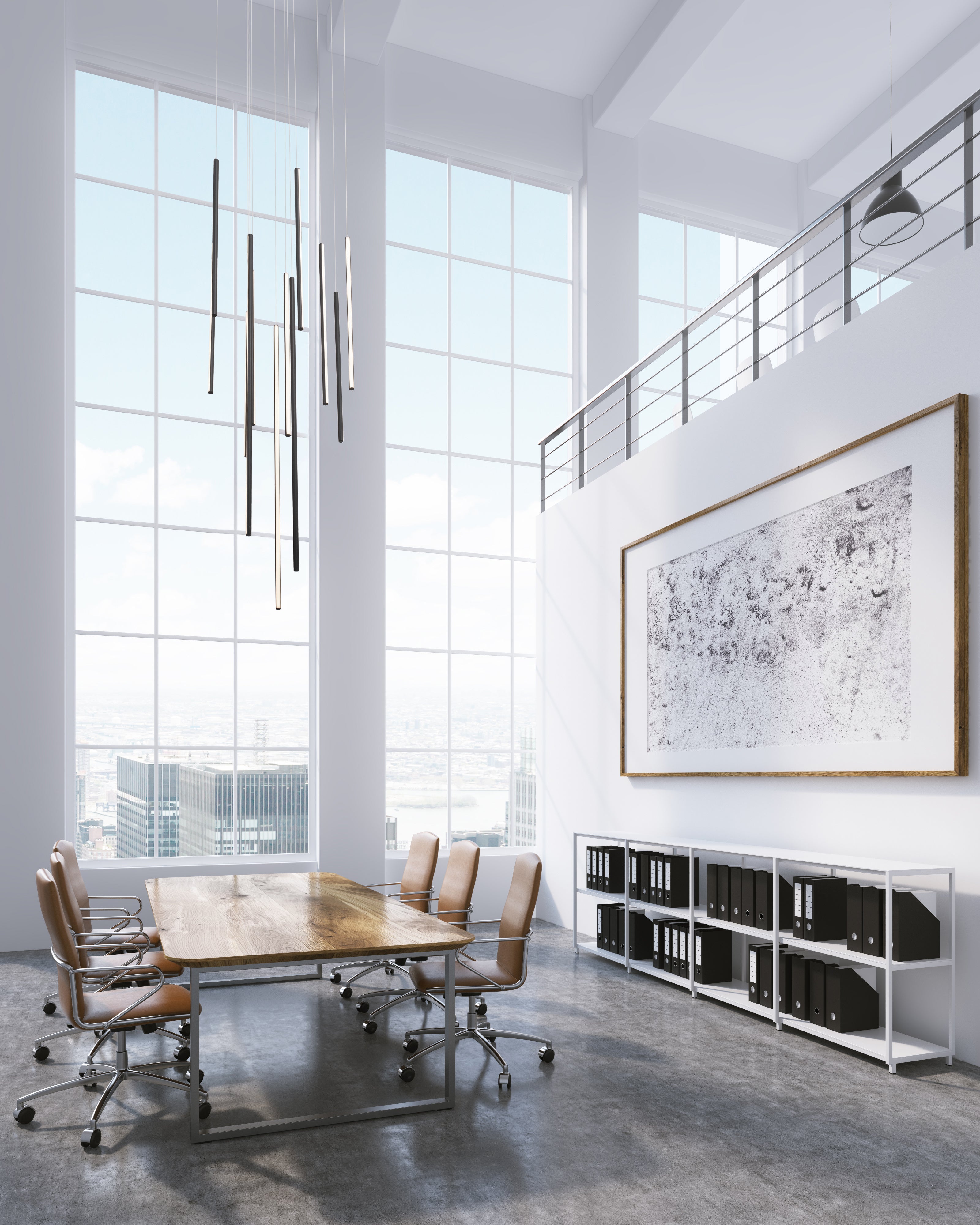 Chute 24" LED Multi Pendant