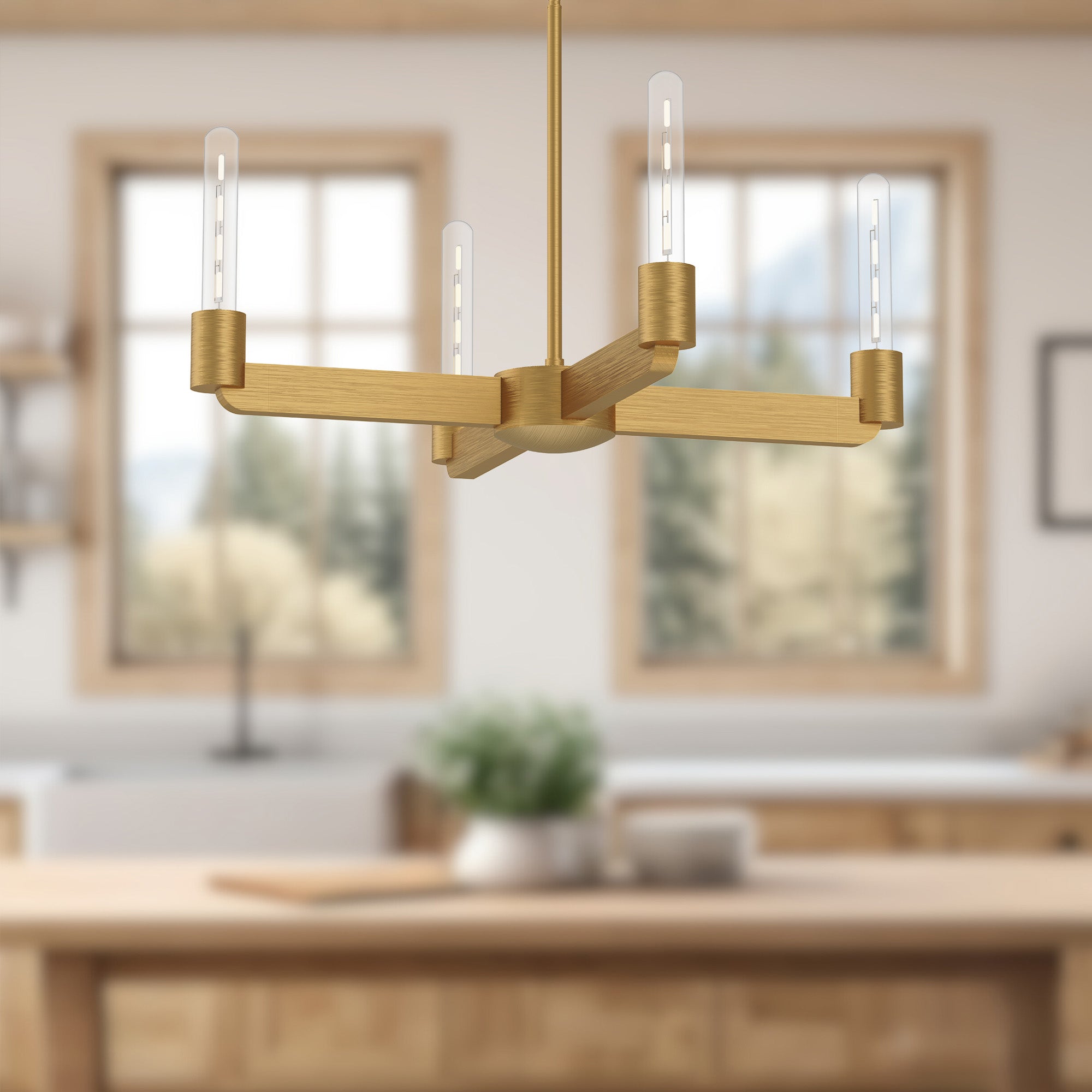 Claire 25" 4 Lights Chandeliers