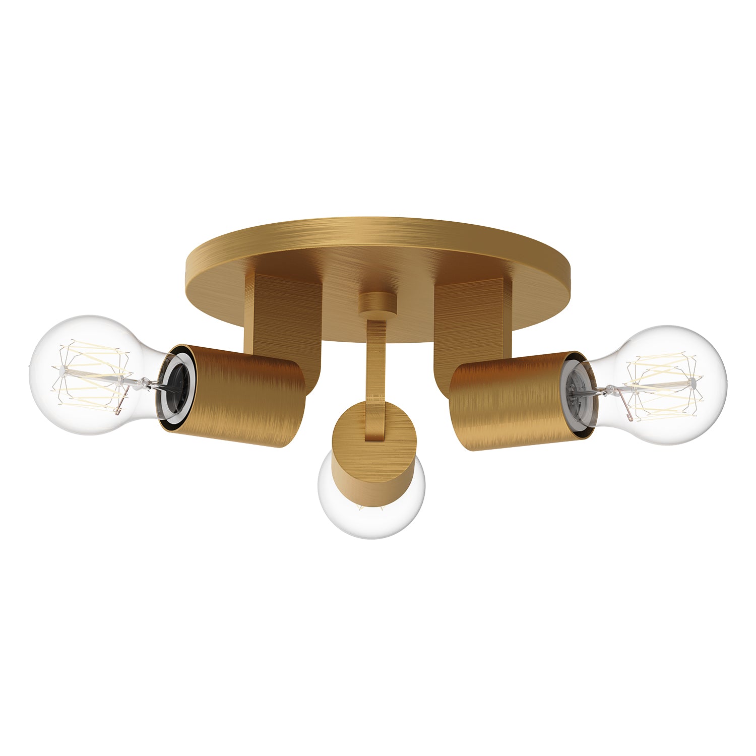Claire 10" 3 Lights Semi Flush Mount