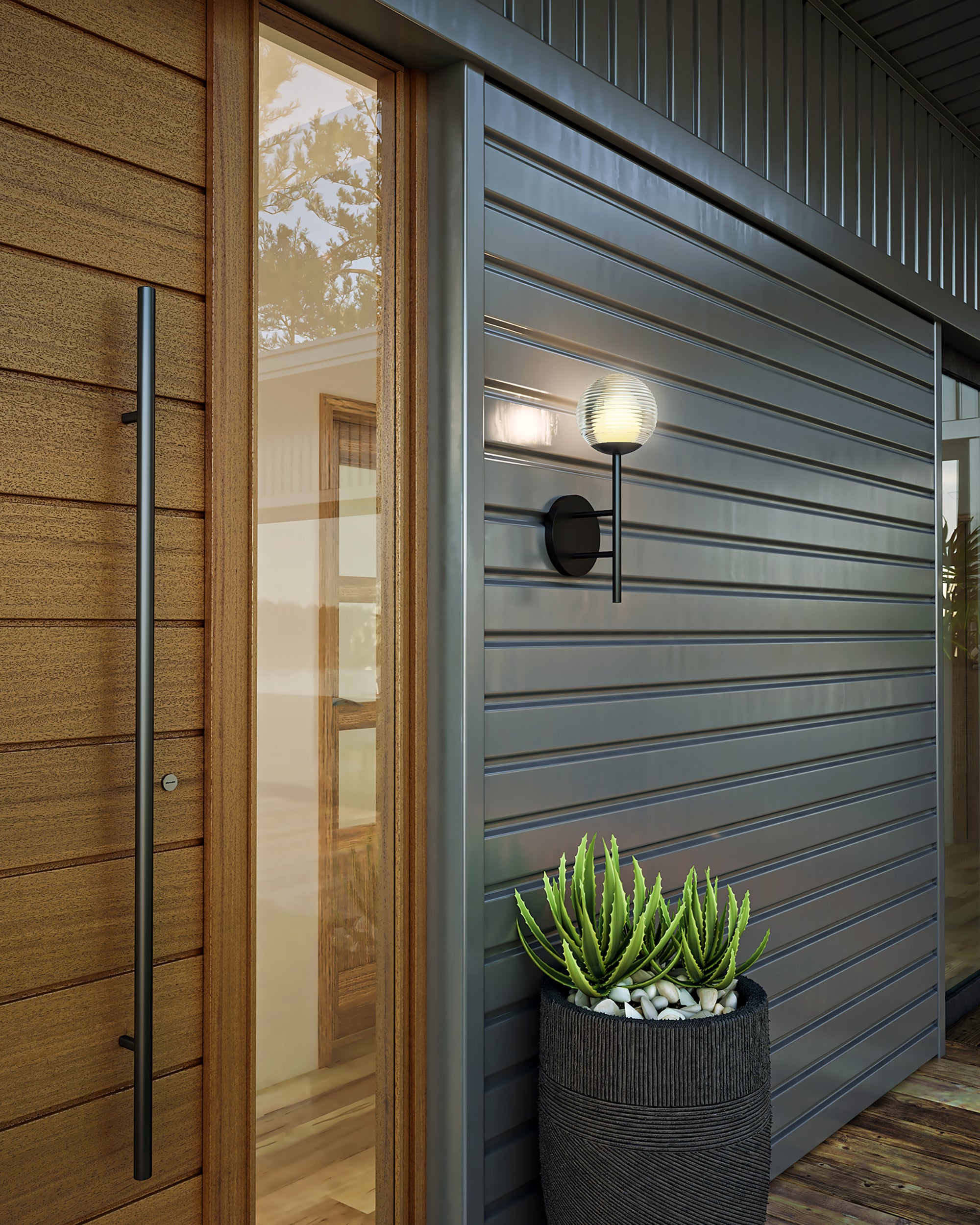 Claremont 13" LED Exterior Wall